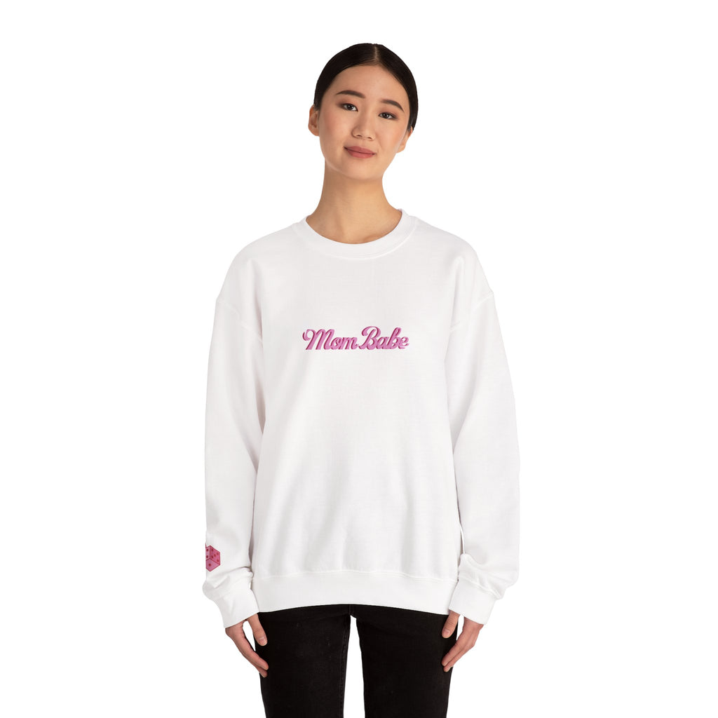 Mom Babe Club - For Hot Moms — Pink Graphic Sweatshirt