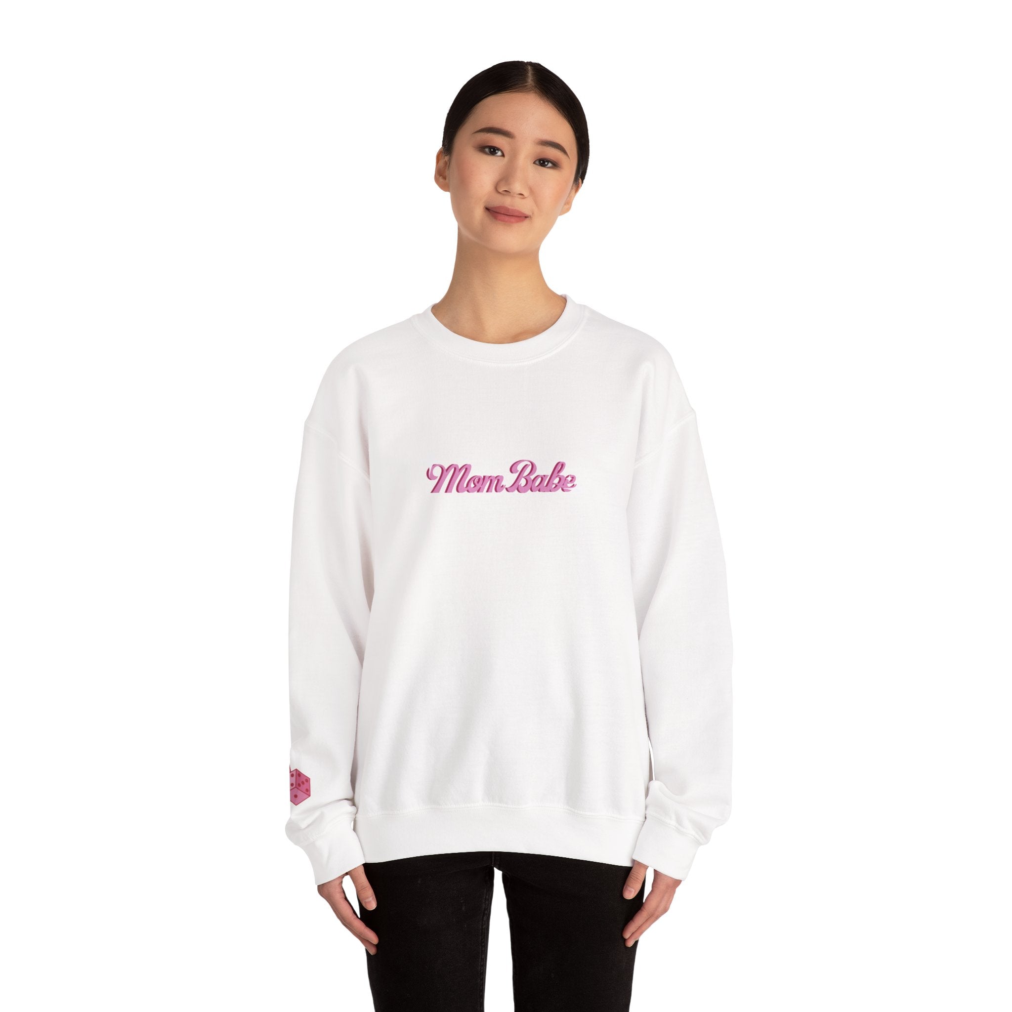 Mom Babe Club - For Hot Moms — Pink Graphic Sweatshirt