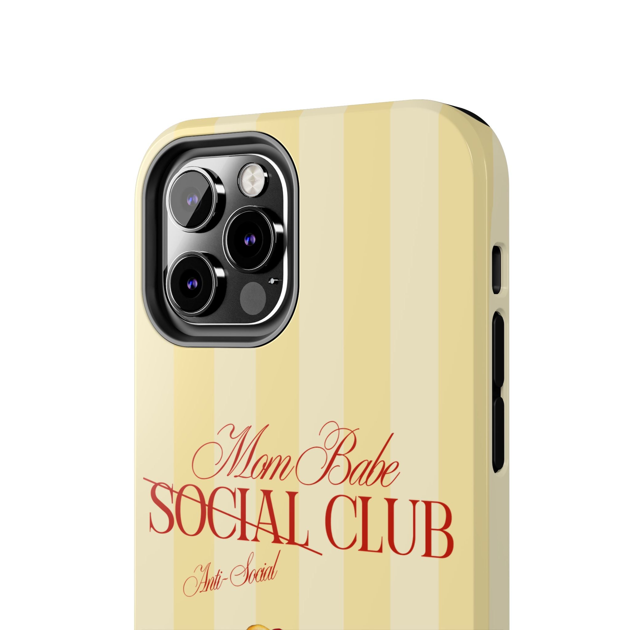 Mom Babe Anti-Social Club Tough Phone Case