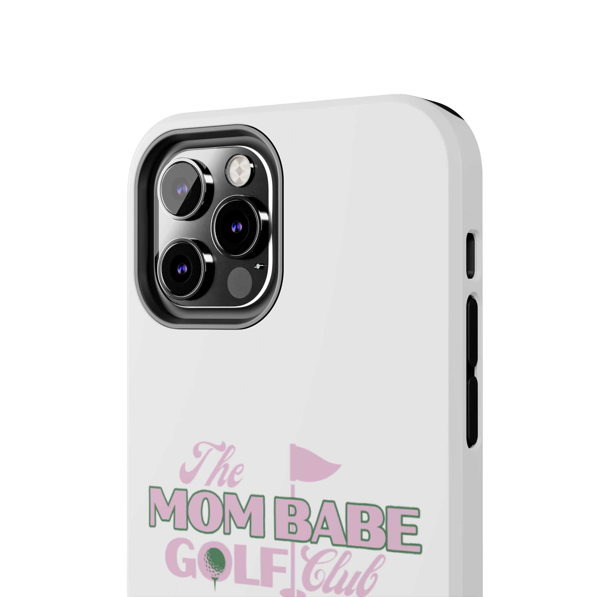The Mom Babe Golf Club - Pink Vintage Golf Tough Phone Case