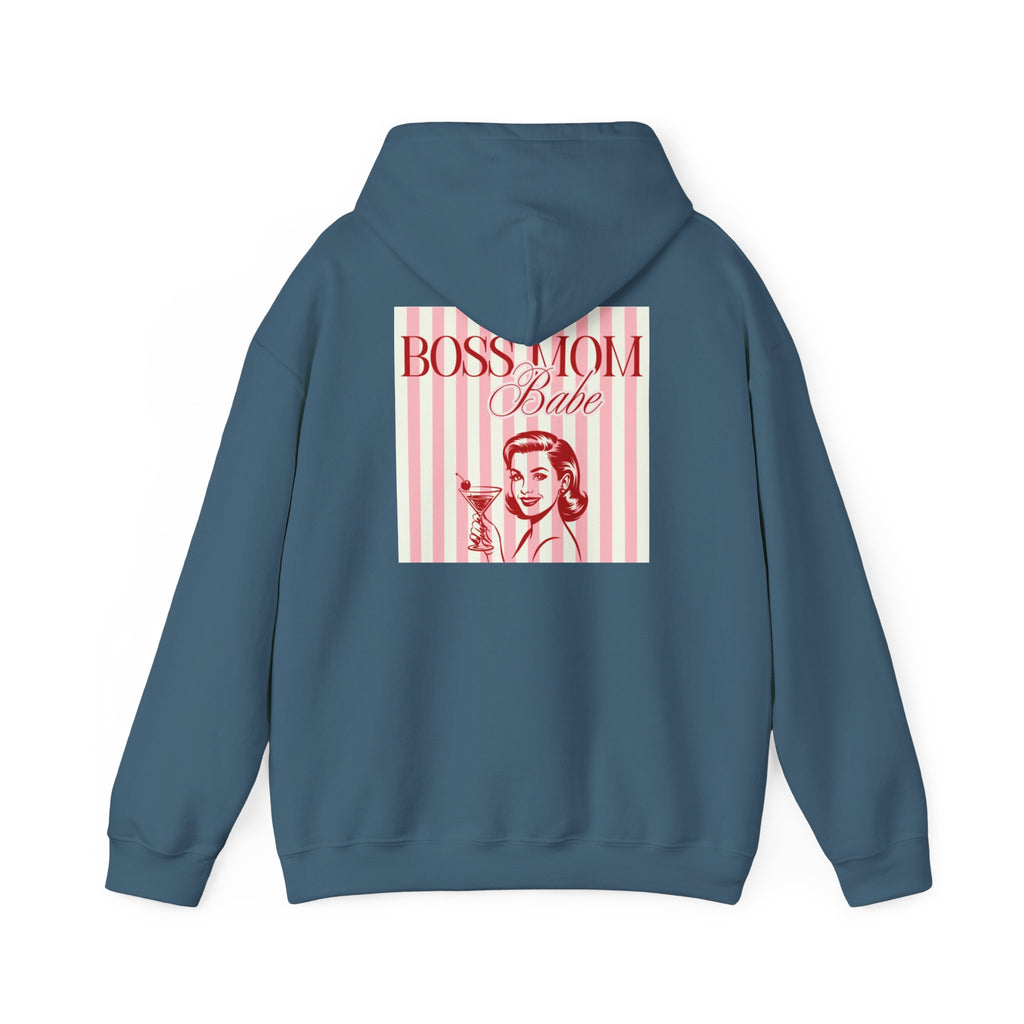 Boss Mom Babe — Vintage Retro Graphic Hoodie
