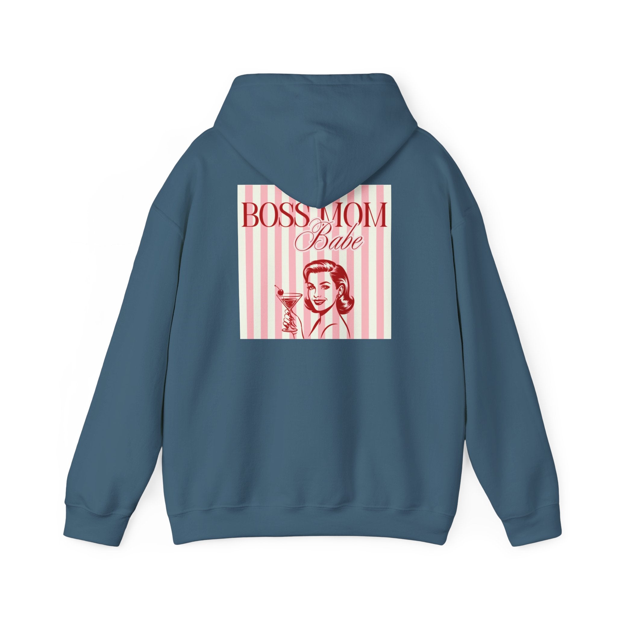 Boss Mom Babe — Vintage Retro Graphic Hoodie
