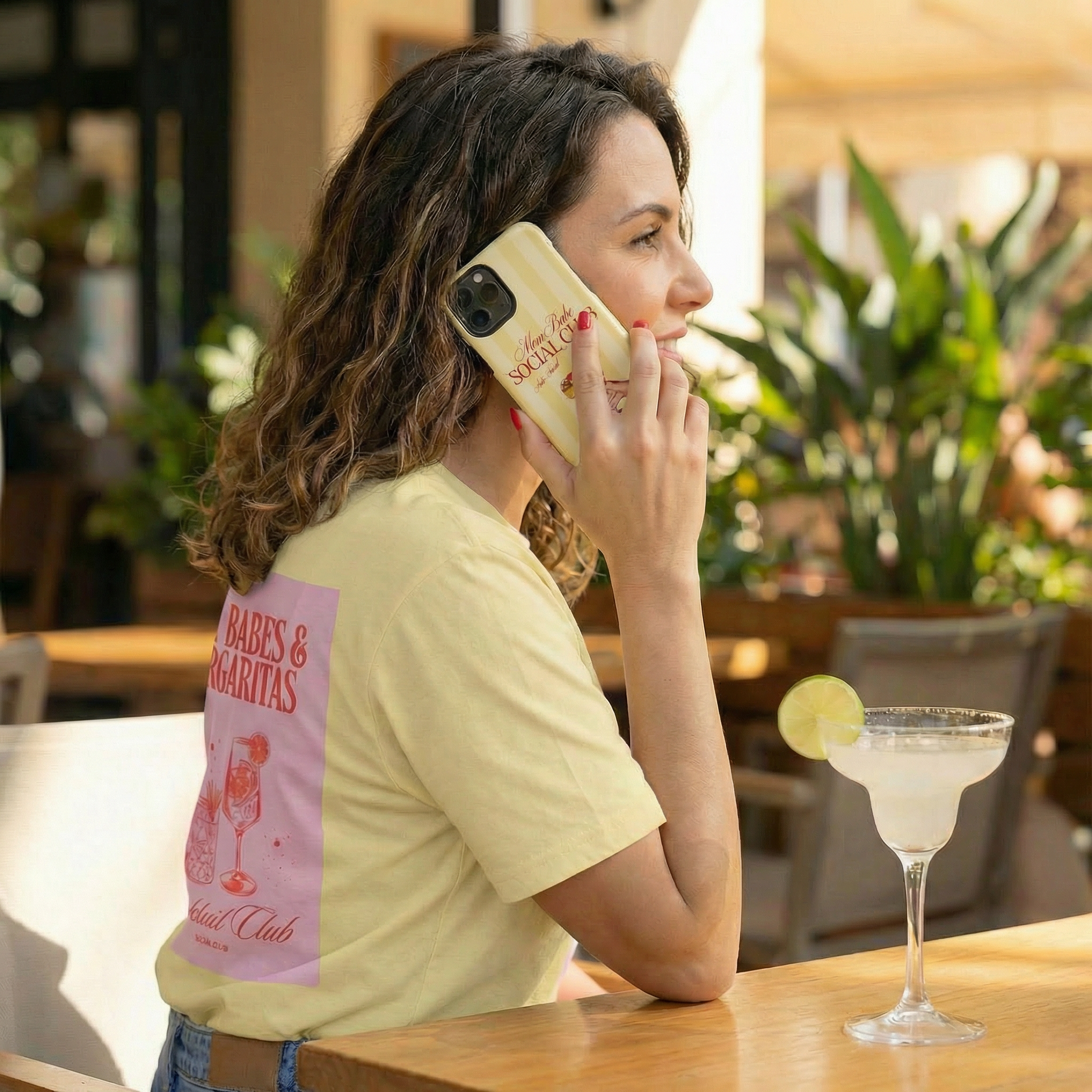 Mom Babes & Margaritas - Cocktail Club Graphic Tee