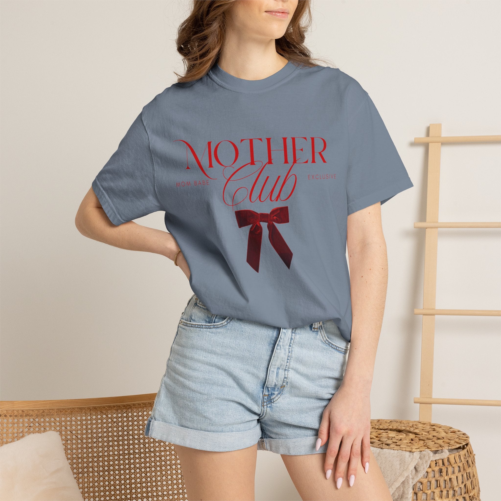Mother Club Mom Babe Exclusive Tee - Ruby