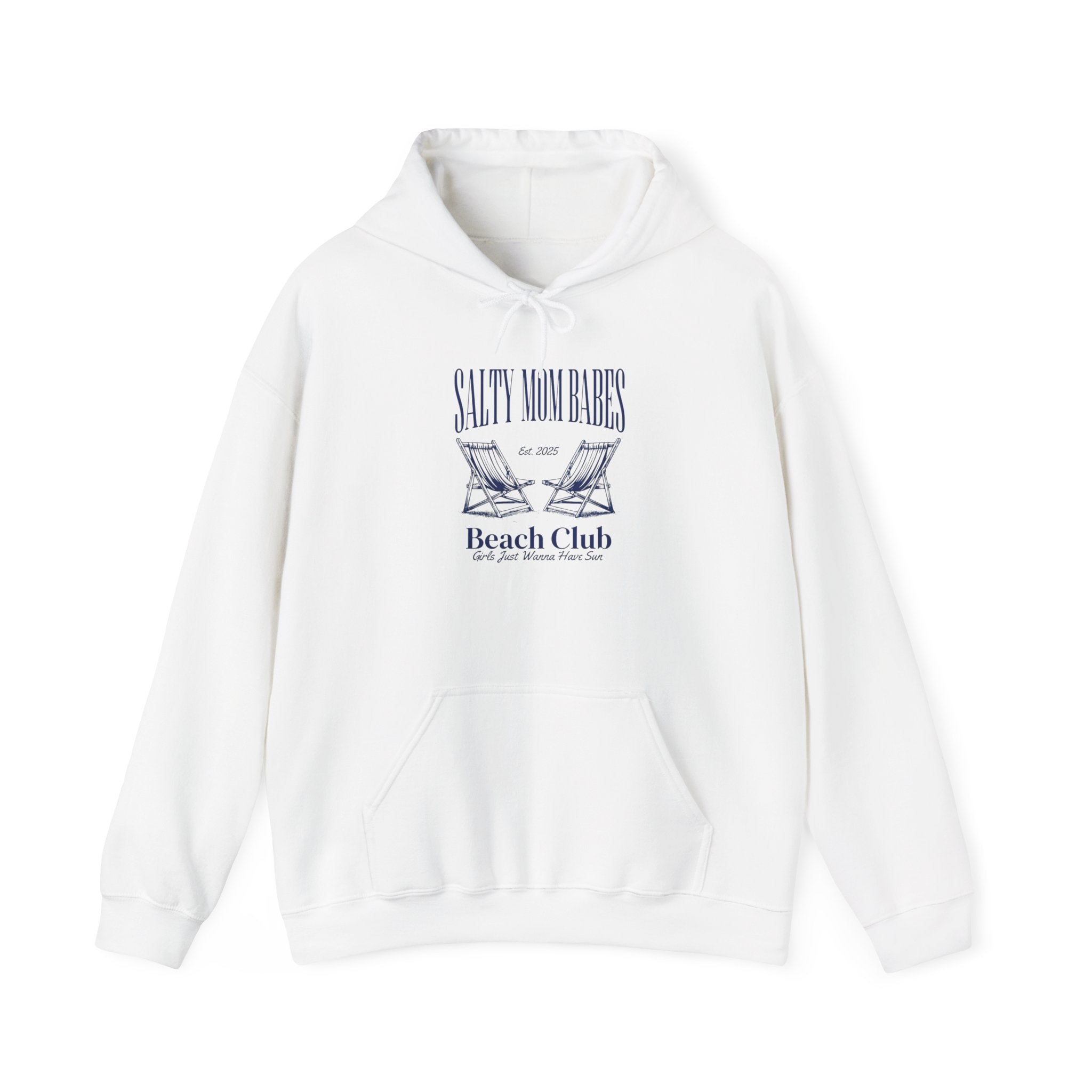 Salty Mom Babes Beach Club- Girls Just Wanna Have Sun Graphic Hoodie