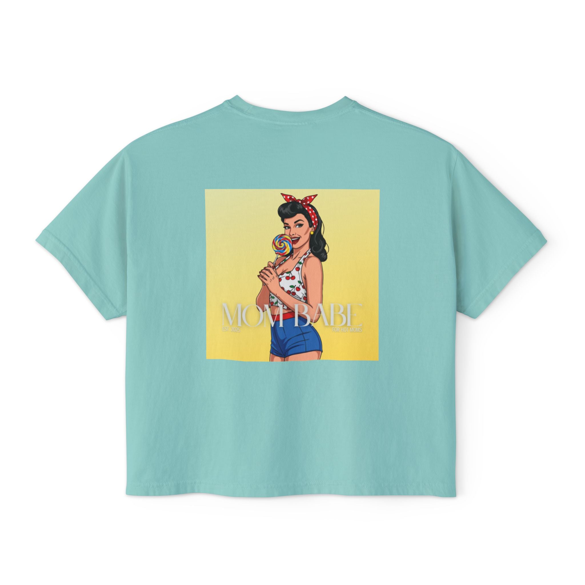 Mom Babe - For Hot Moms Pinup Graphic Tee