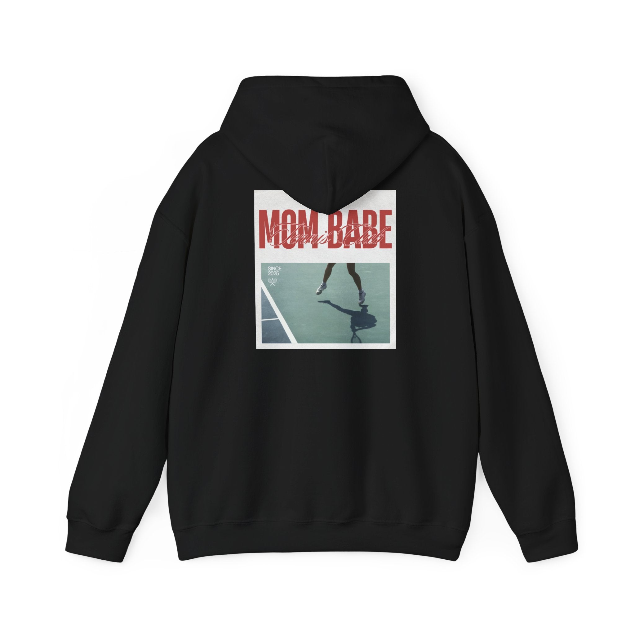 Mom Babe Tennis Club - Graphic Hoodie