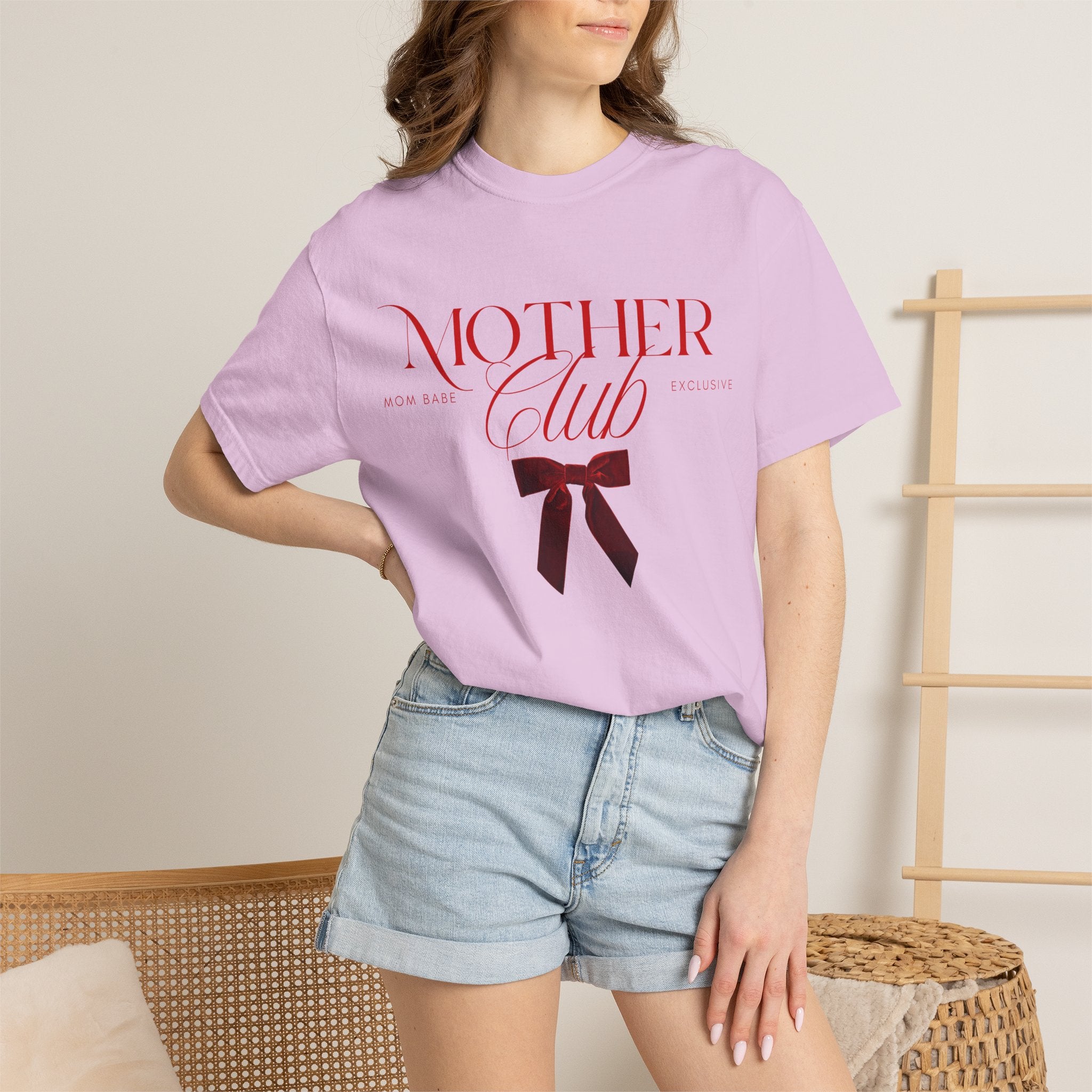 Mother Club Mom Babe Exclusive Tee - Ruby