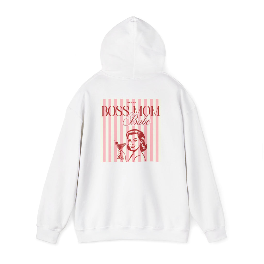 Boss Mom Babe — Vintage Retro Graphic Hoodie