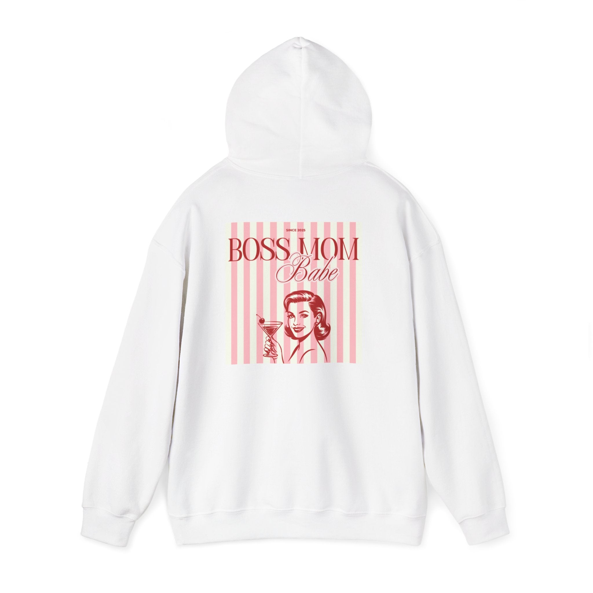 Boss Mom Babe — Vintage Retro Graphic Hoodie