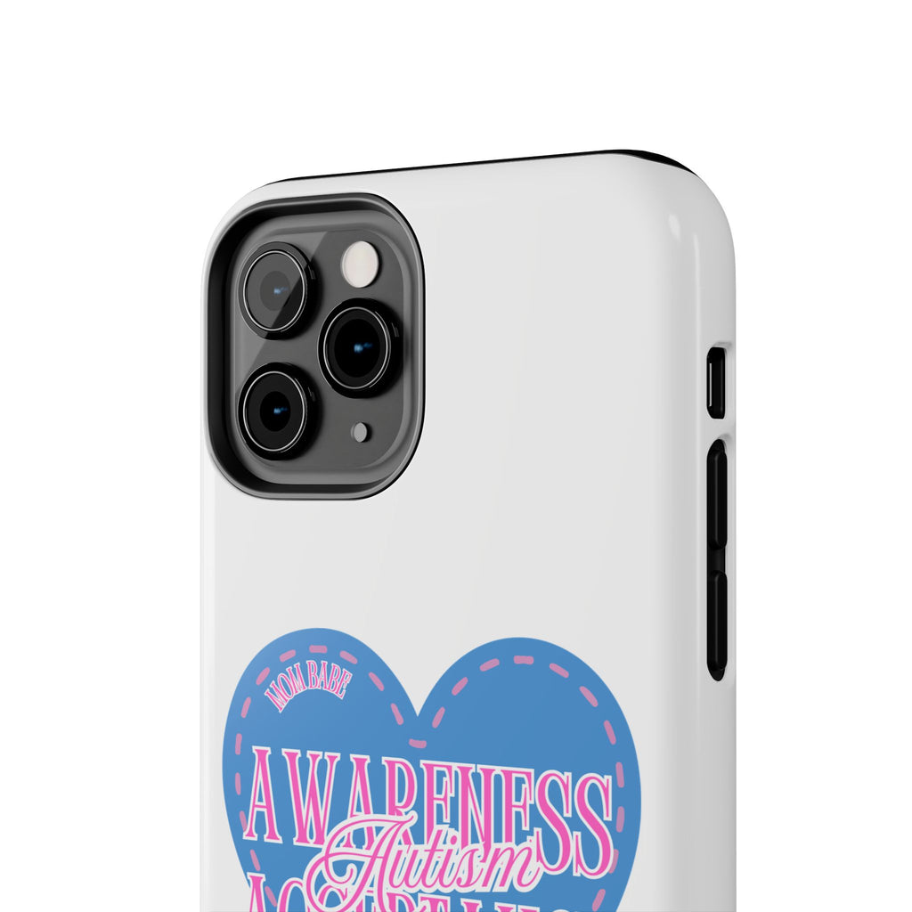 Autism Awareness and Acceptance — Stitched Heart Phone Case