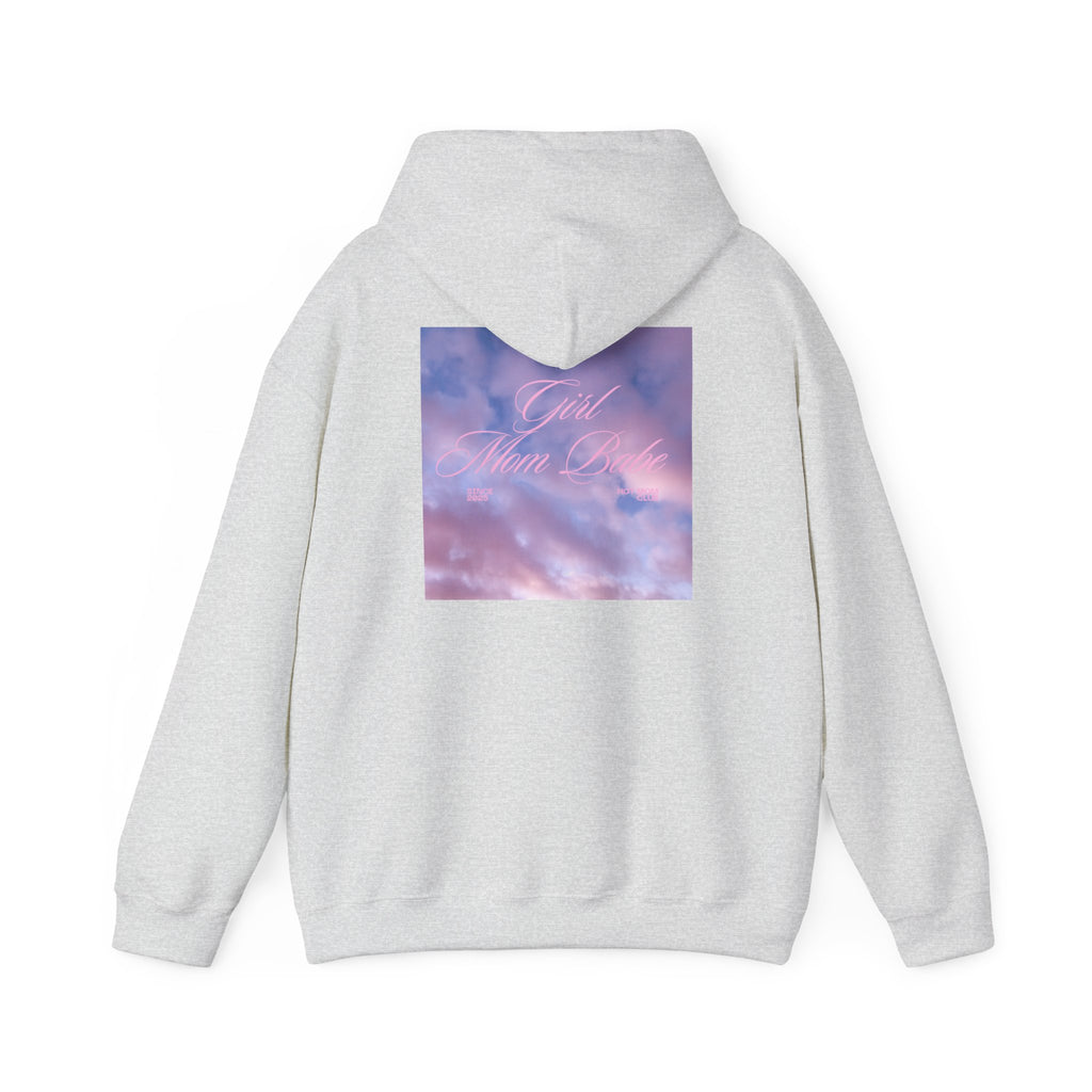 Girl Mom Babe - Cloudy Graphic Hoodie