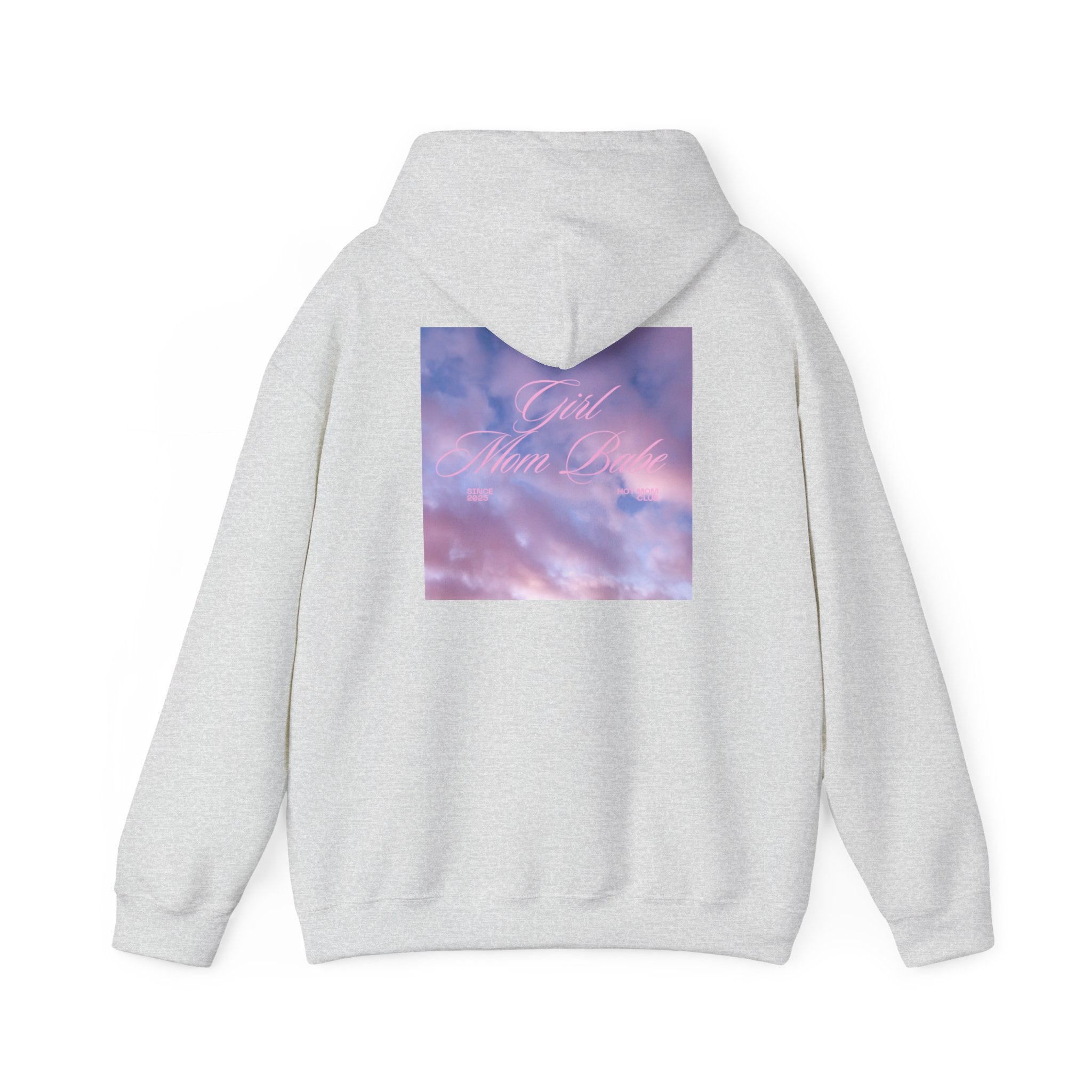 Girl Mom Babe - Cloudy Graphic Hoodie
