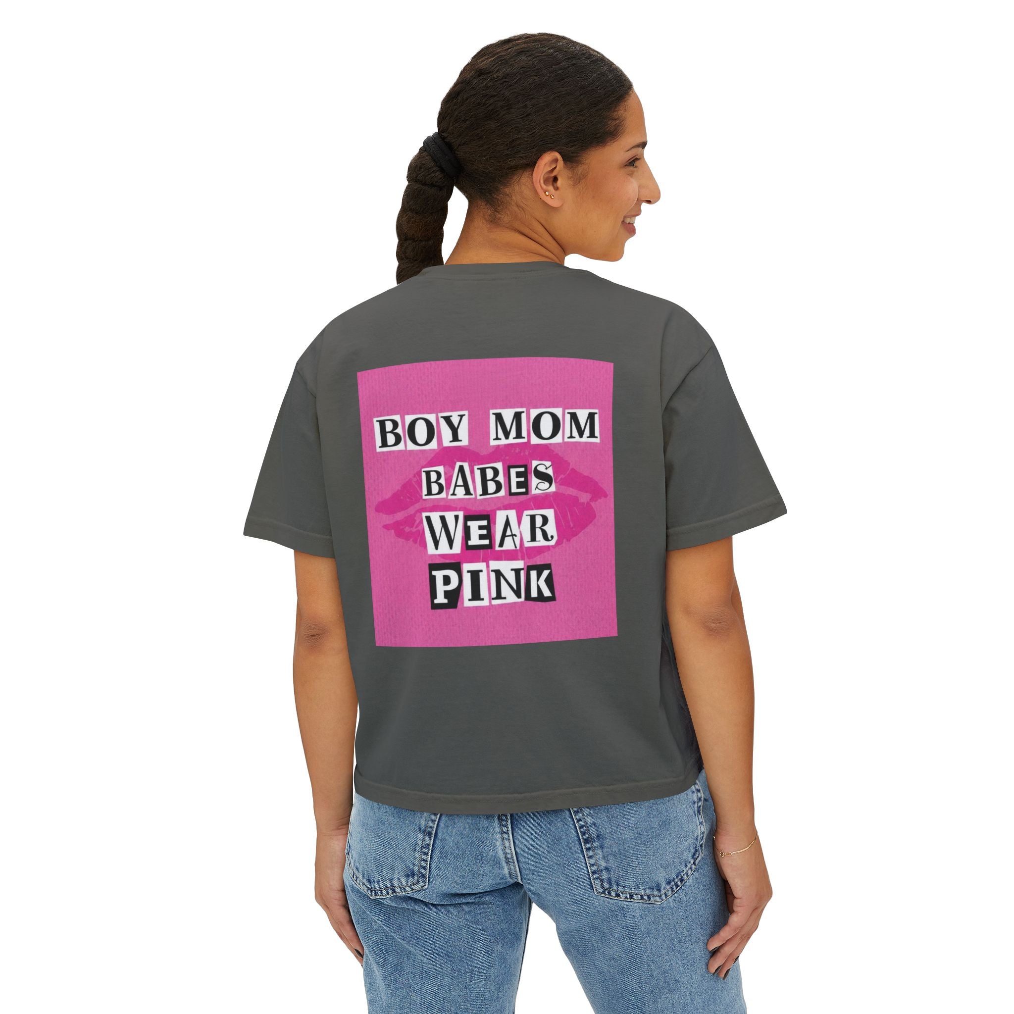 Boy Mom Babes Wear Pink - Graphic Tee