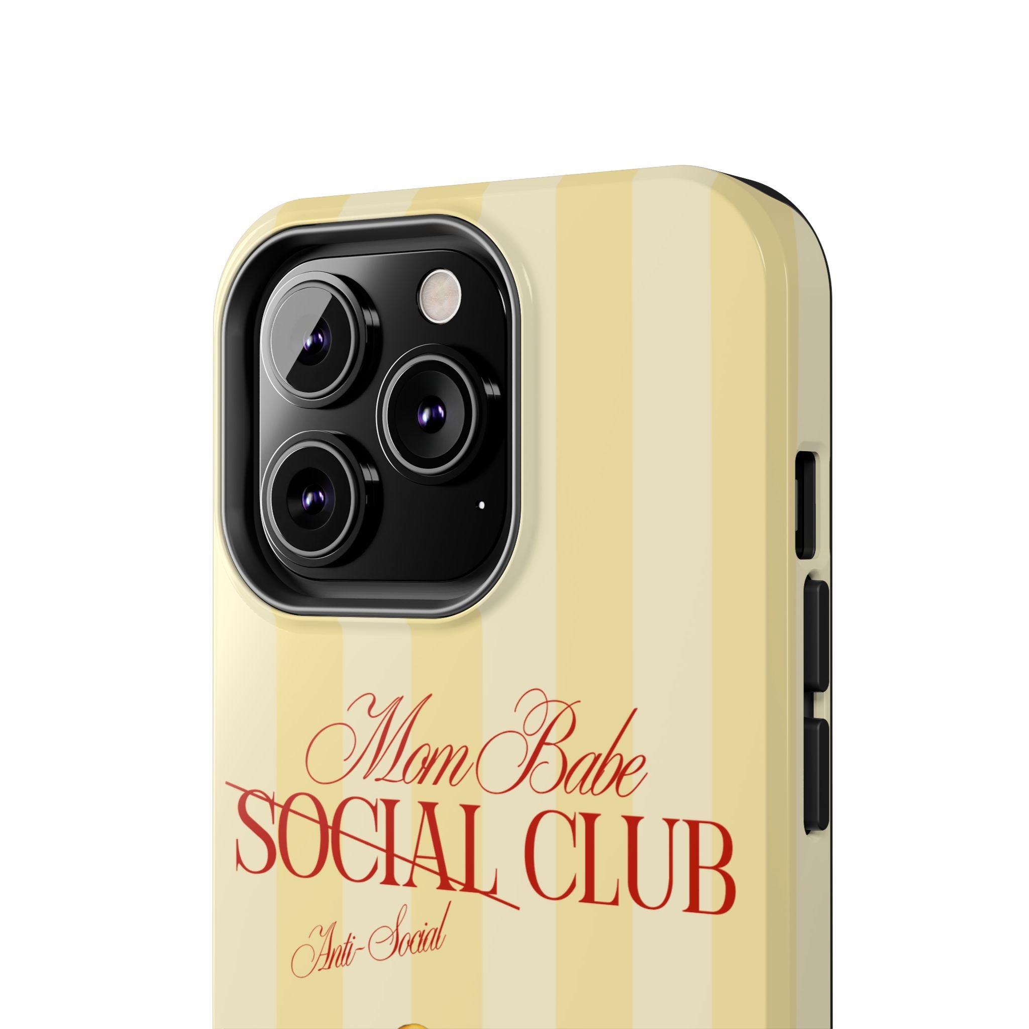 Mom Babe Anti-Social Club Tough Phone Case