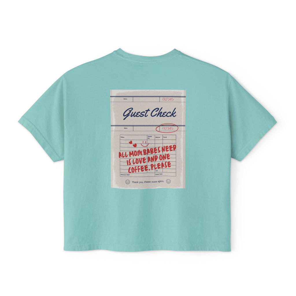 All Mom Babes Need - Graphic Check Tee