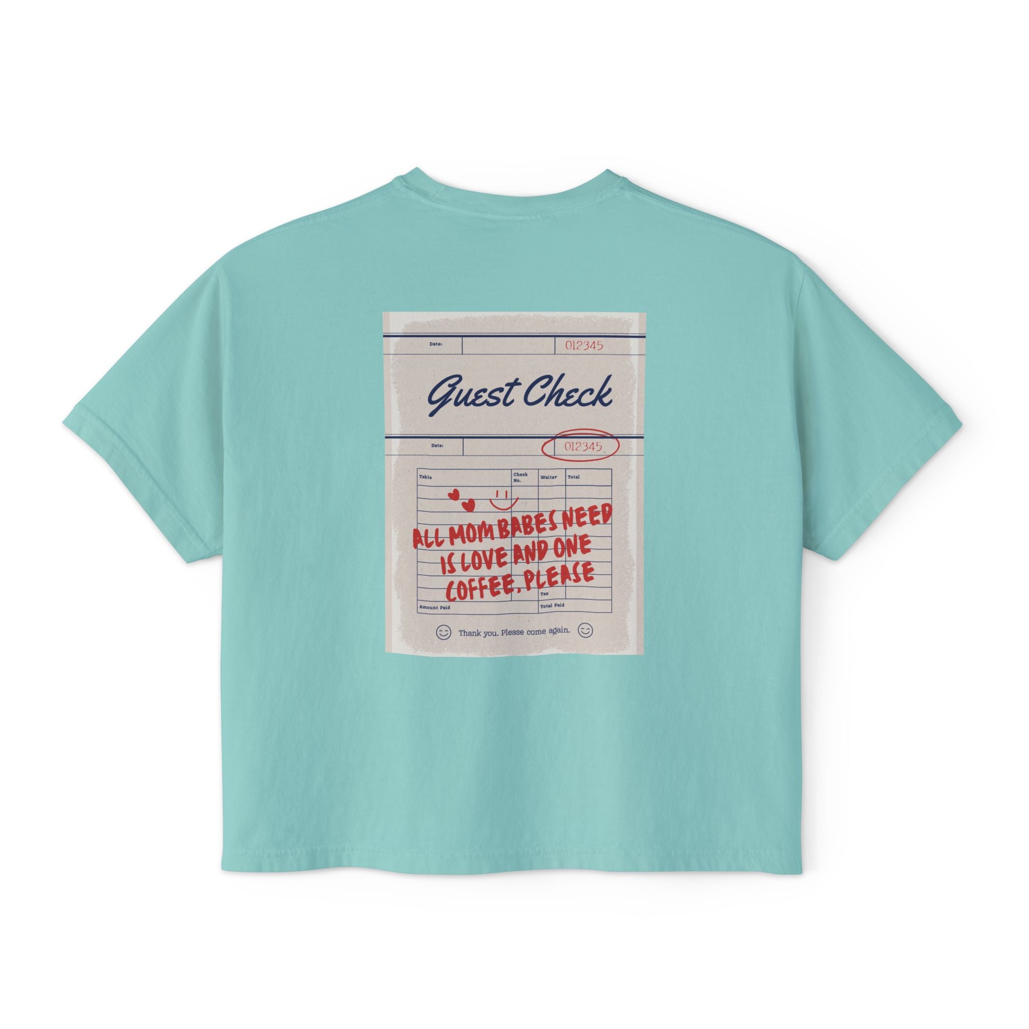 All Mom Babes Need - Graphic Check Tee