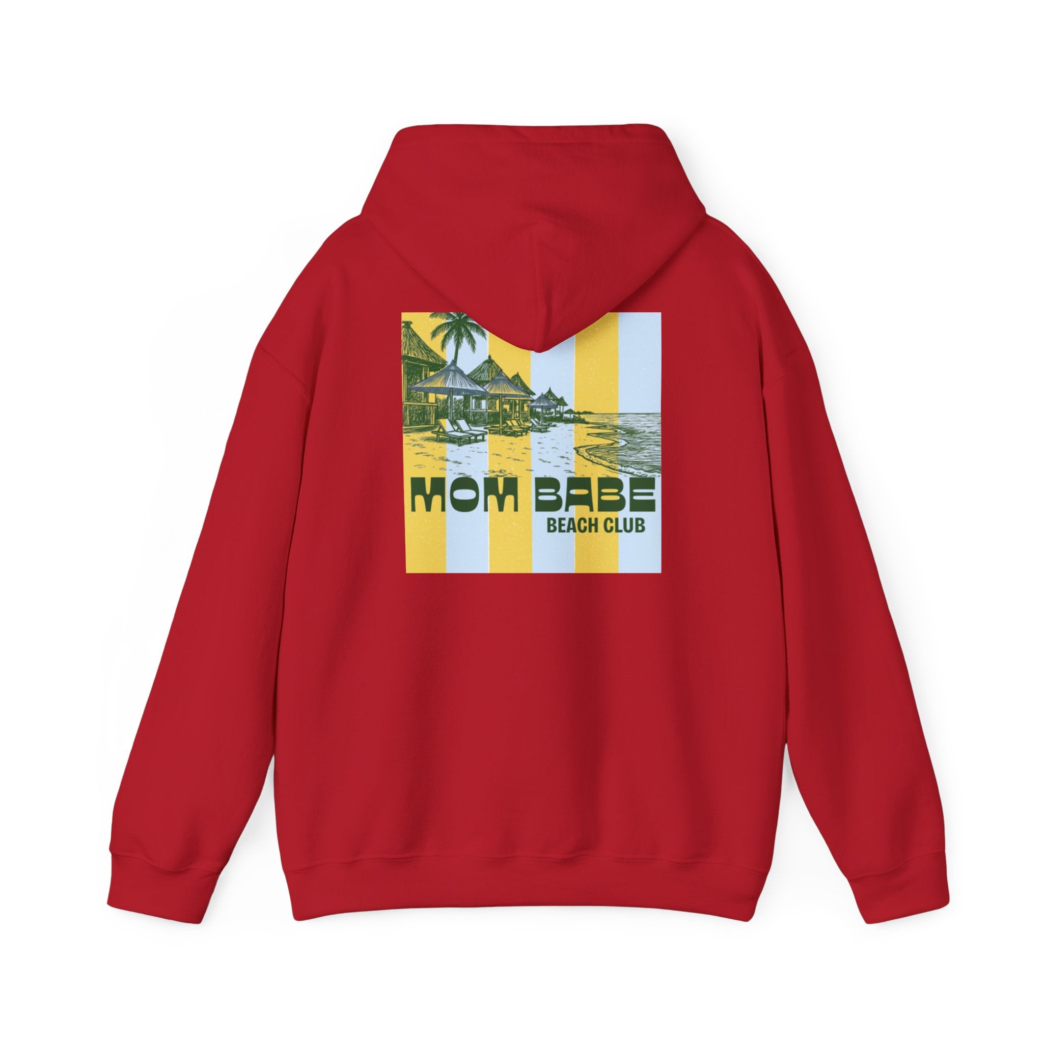 Mom Babe Beach Club — Graphic Hoodie