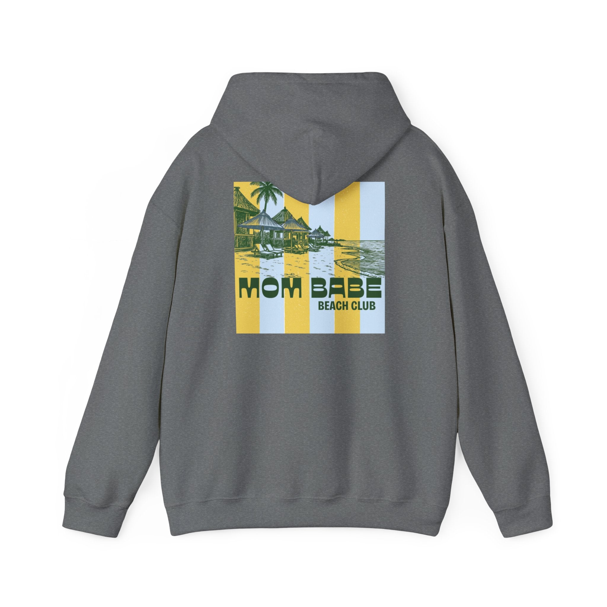 Mom Babe Beach Club — Graphic Hoodie