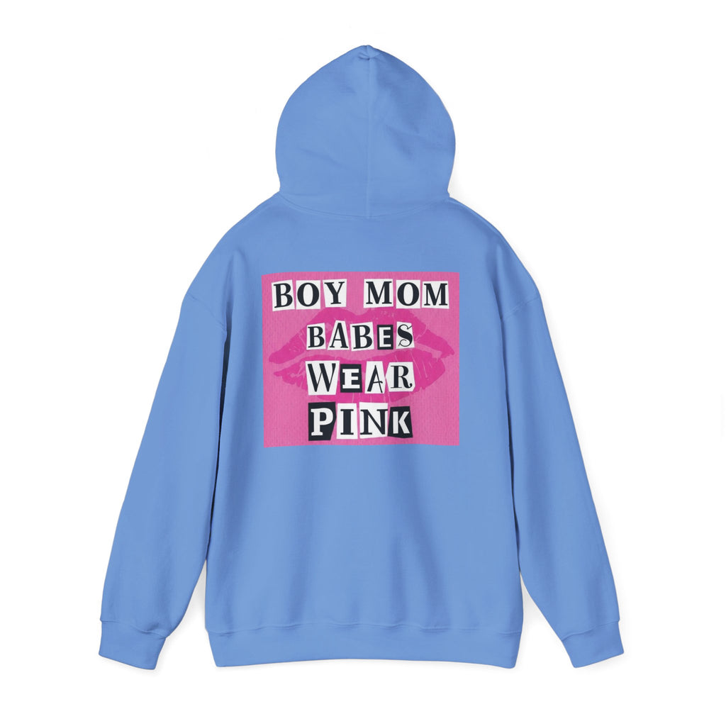 Boy Mom Babes Wear Pink - Graphic Hoodie