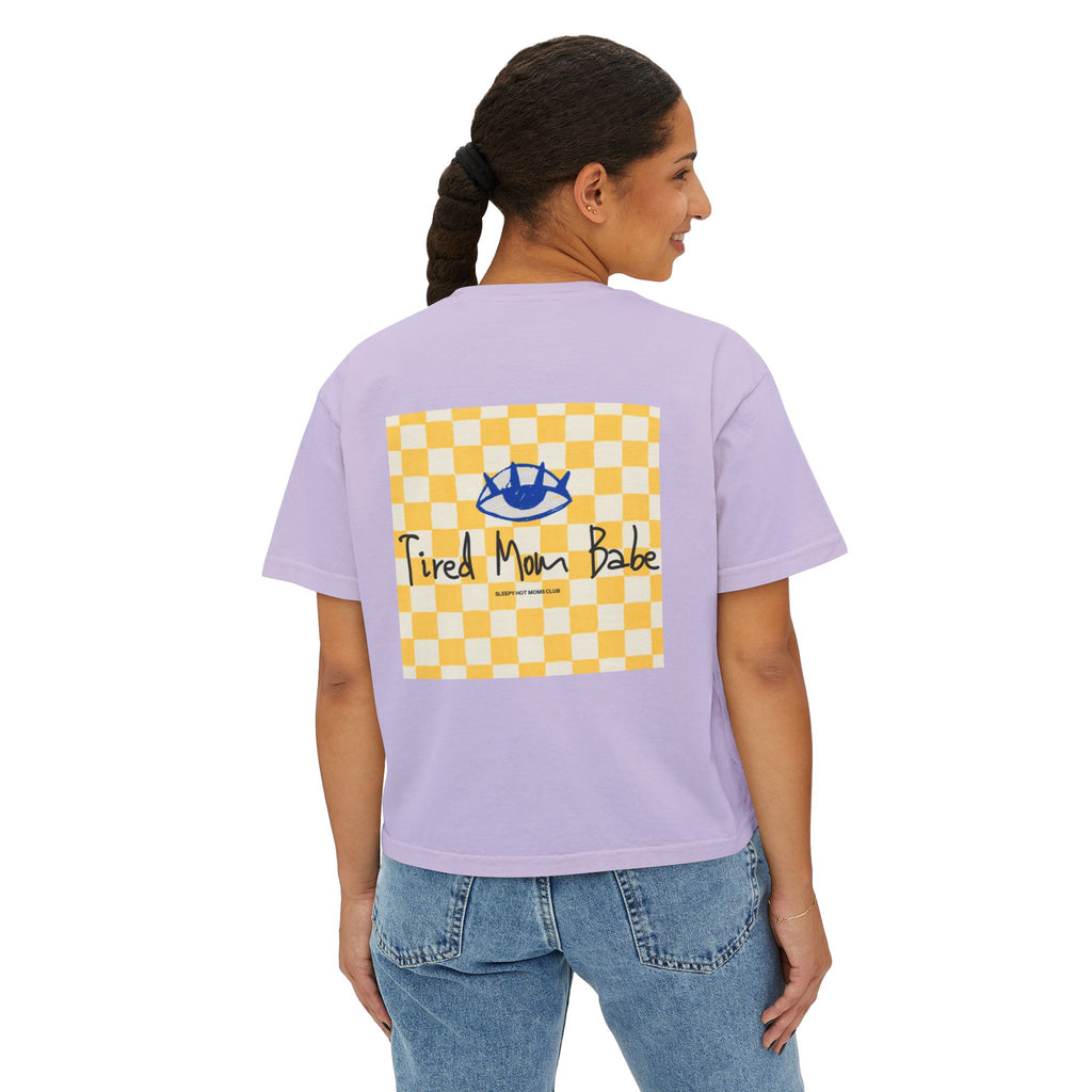 Tired Mom Babe - Eye Graphic Tee