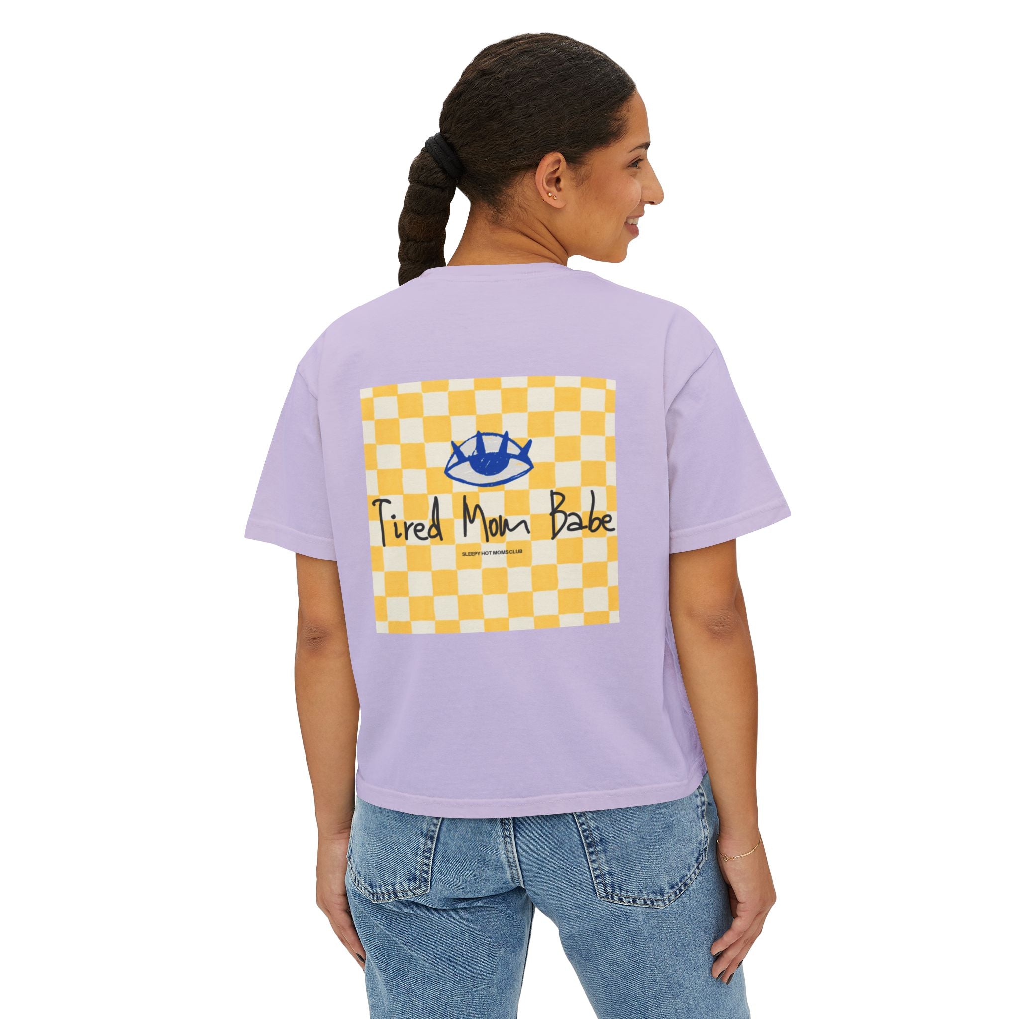 Tired Mom Babe - Eye Graphic Tee