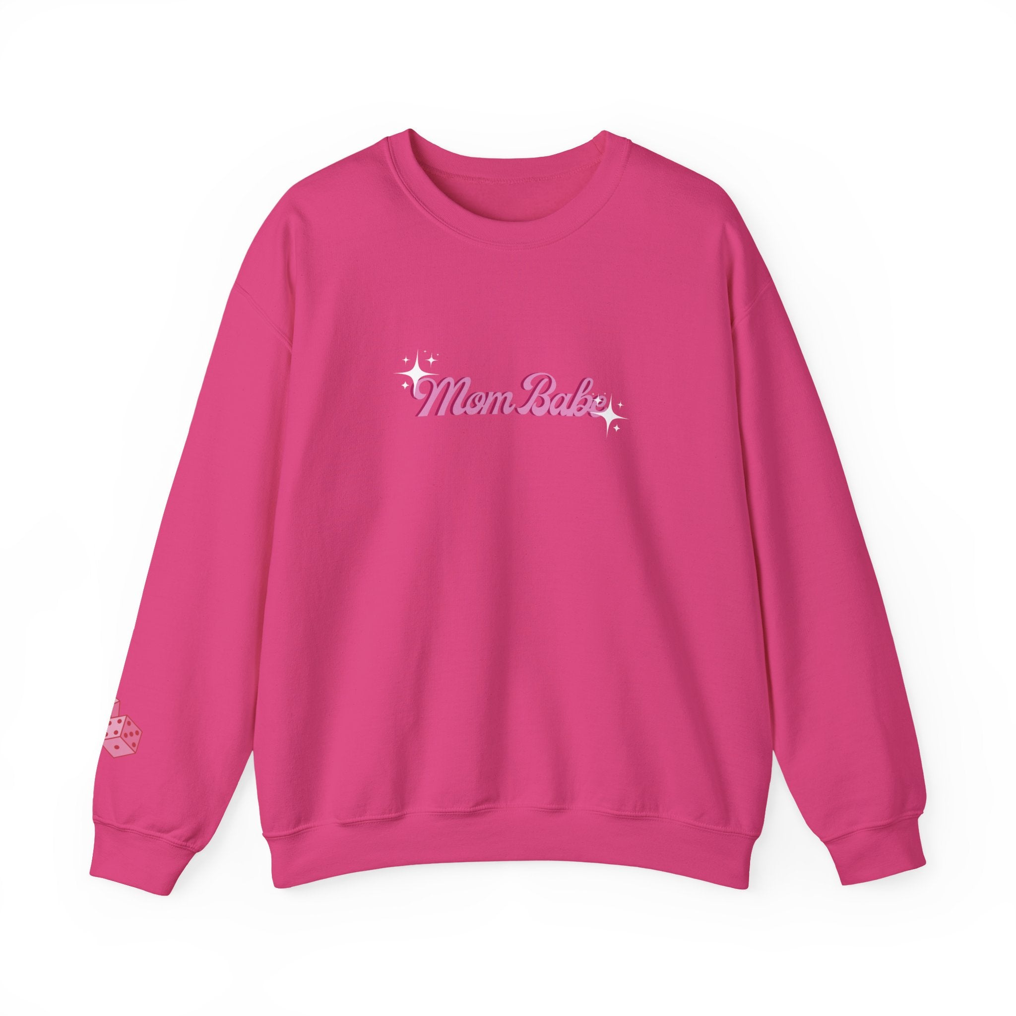 Mom Babe Club - For Hot Moms — Pink Graphic Sweatshirt