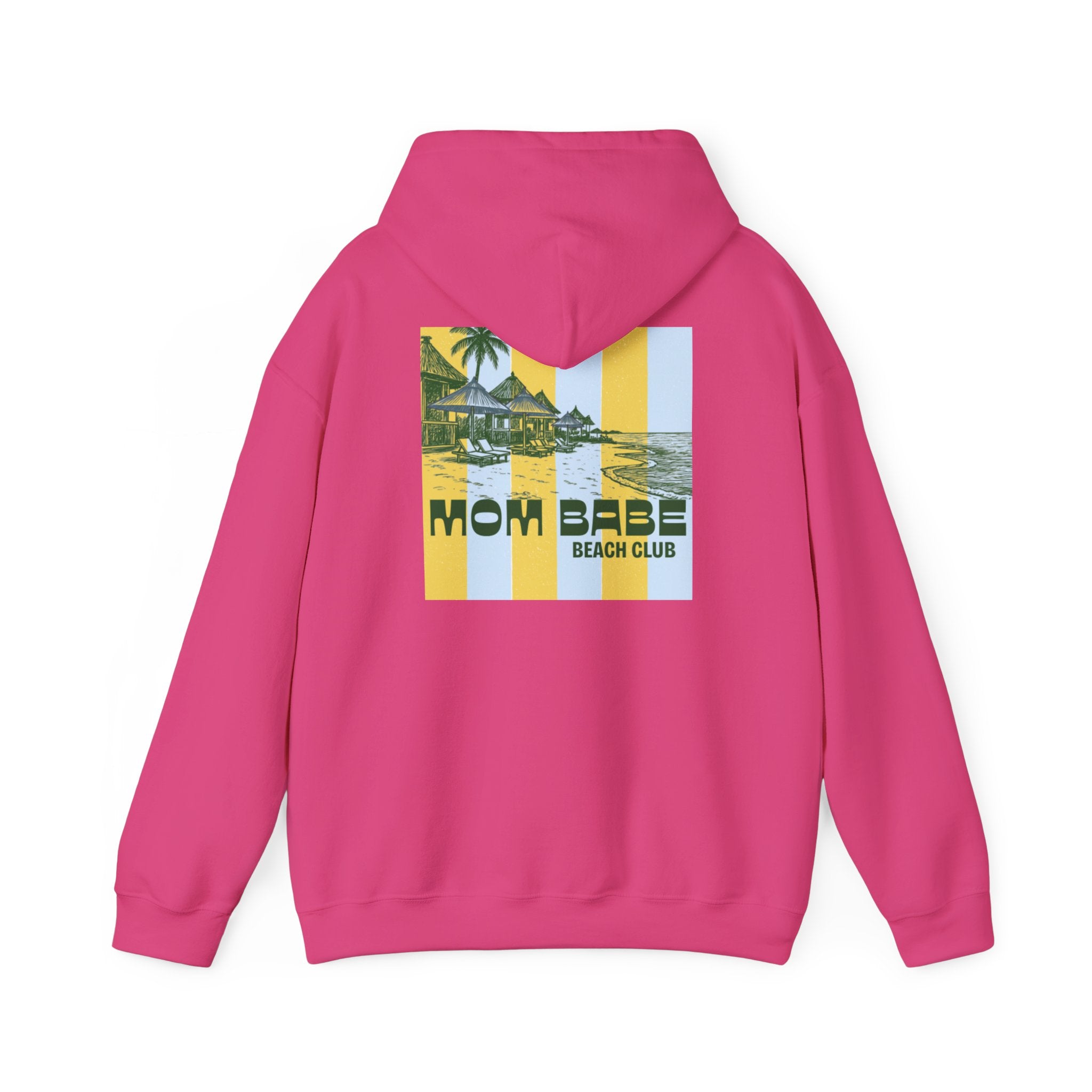 Mom Babe Beach Club — Graphic Hoodie
