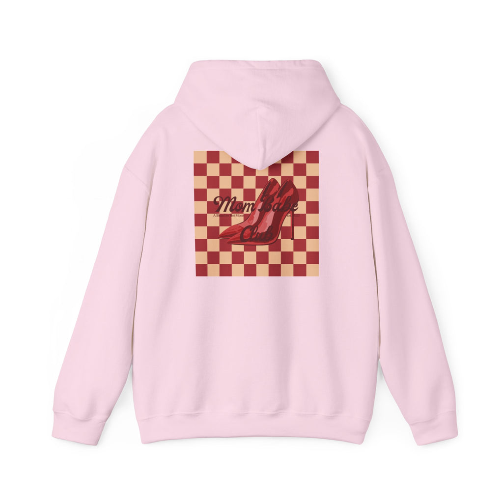 Mom Babe Club - For Hot Moms Heel Graphic Hoodie