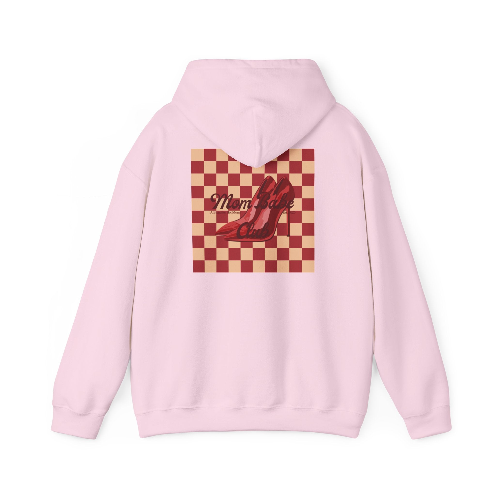 Mom Babe Club - For Hot Moms Heel Graphic Hoodie