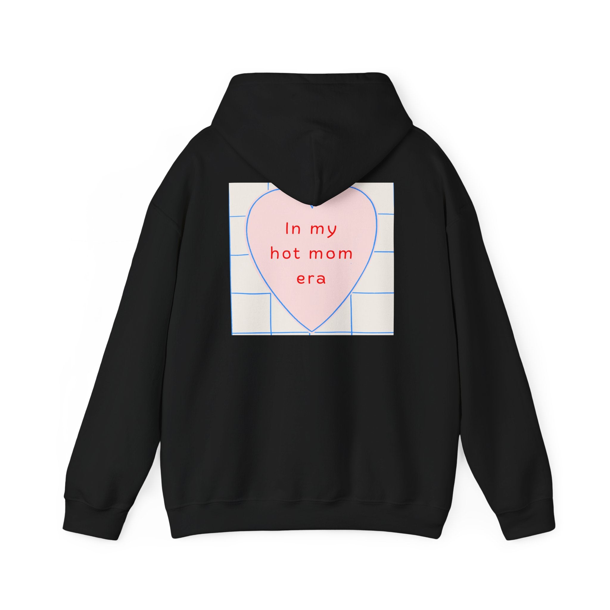 In My Hot Mom Era - Heart Graphic Hoodie