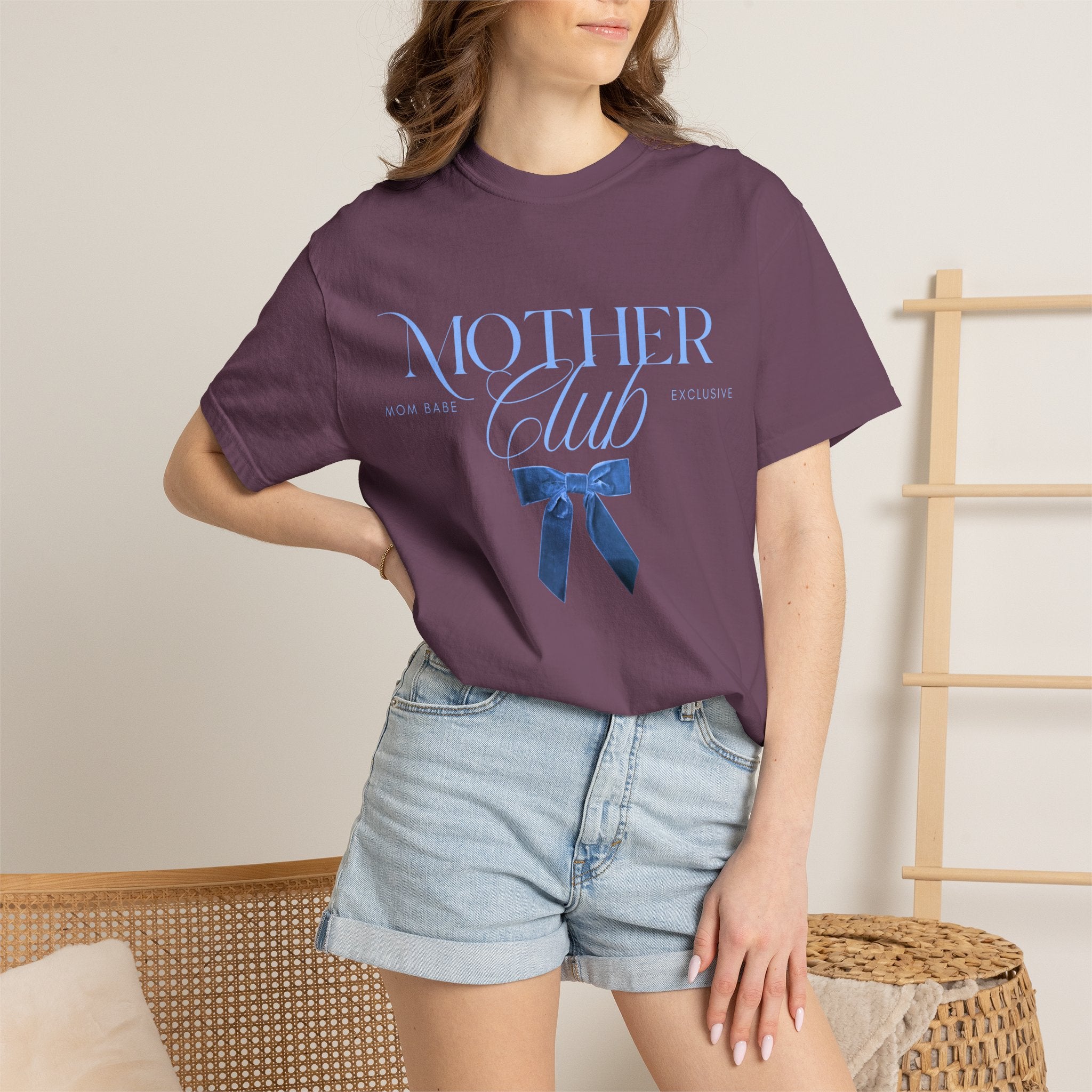Mother Club Mom Babe Exclusive Tee - Blue