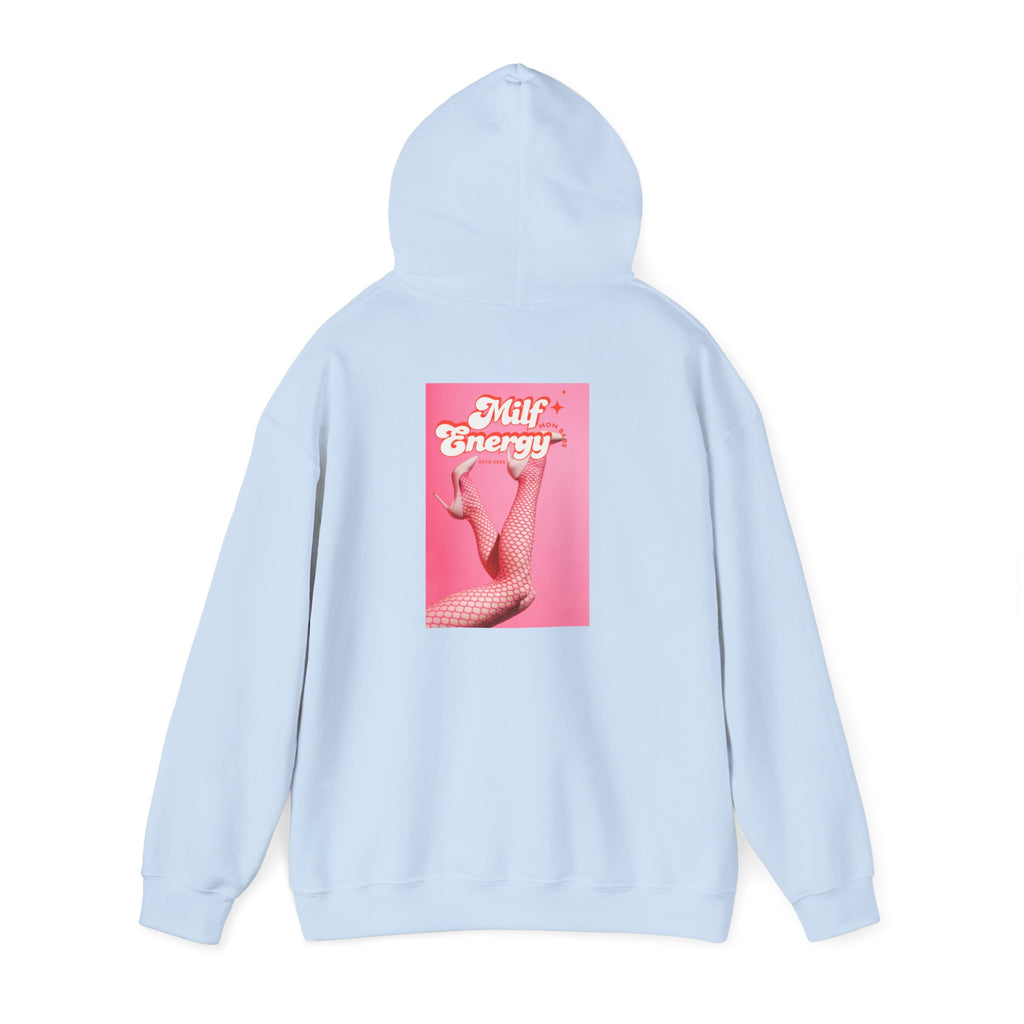 MILF Energy Mom Babe — Fishnet Graphic Hoodie