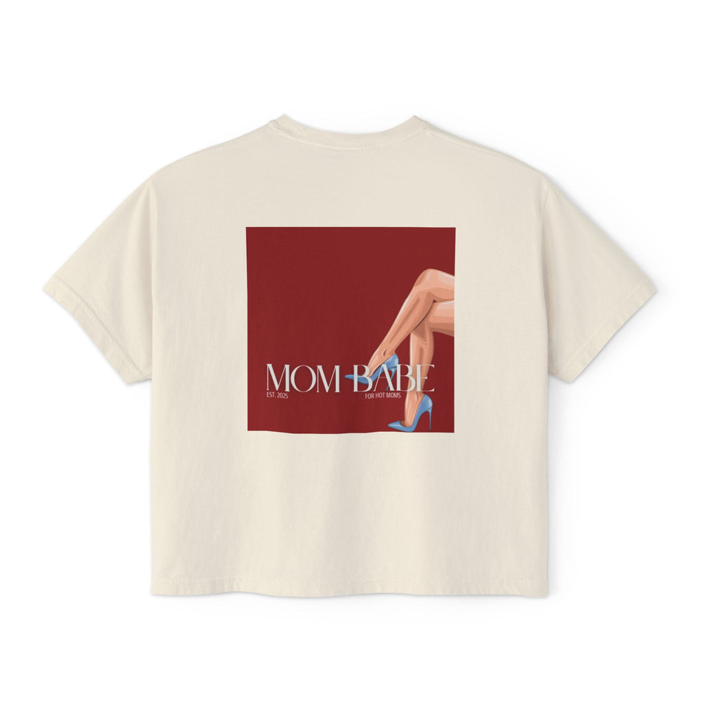 Mom Babe For Hot Moms - Blue Heels Graphic Tee