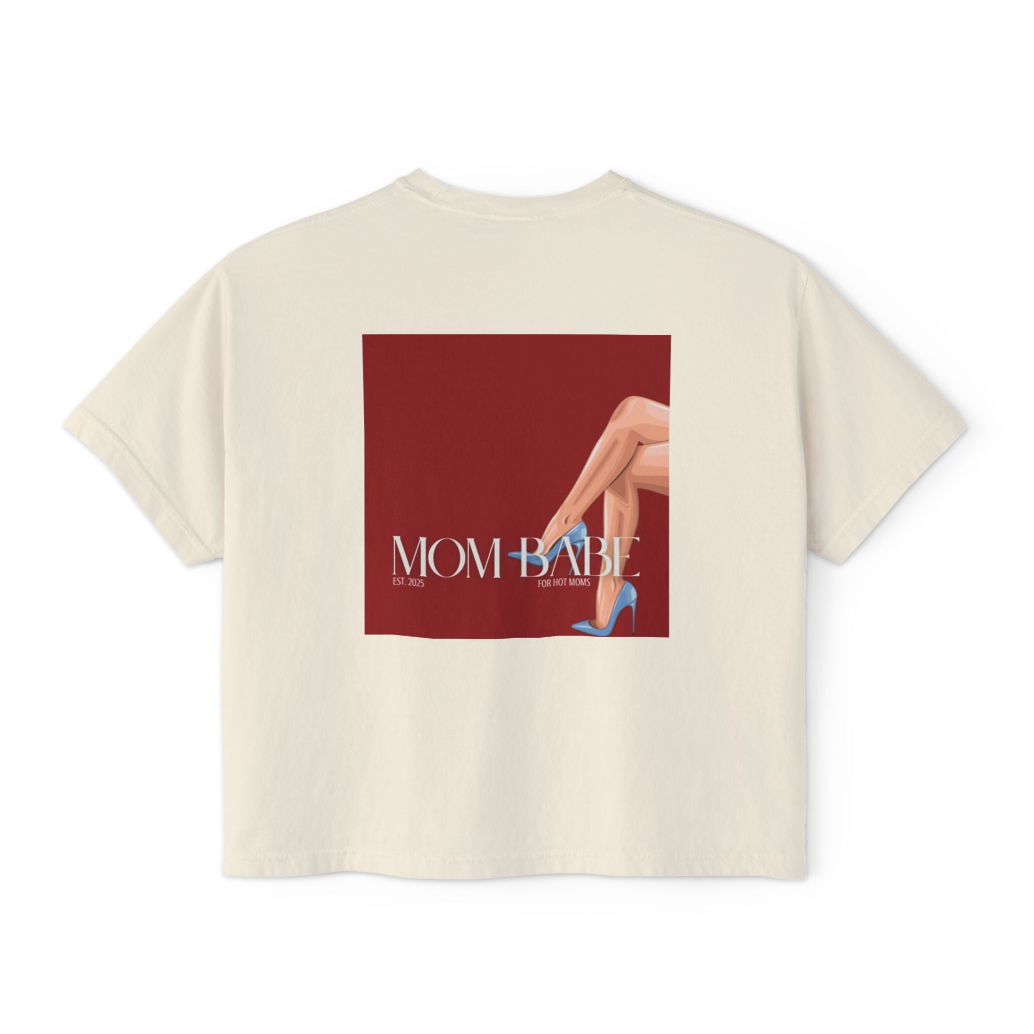 Mom Babe For Hot Moms - Blue Heels Graphic Tee
