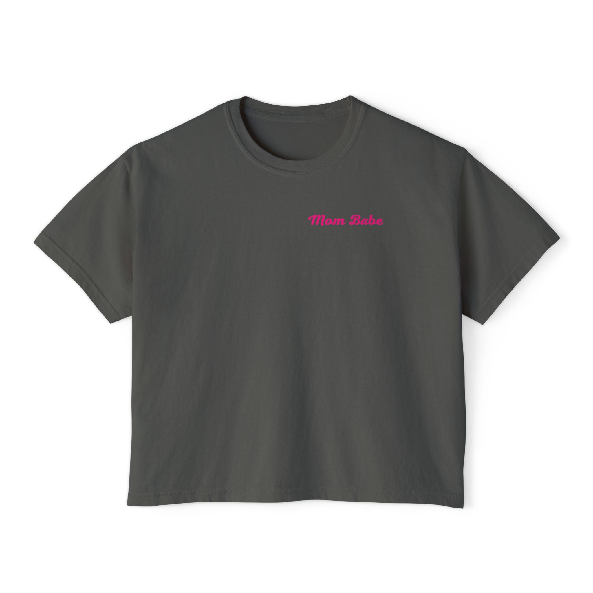 Mom Babe For Hot Moms — Pink Heart Drip Graphic Tee
