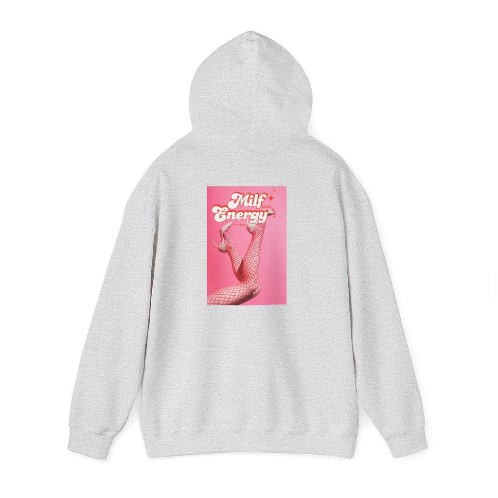 MILF Energy Mom Babe — Fishnet Graphic Hoodie