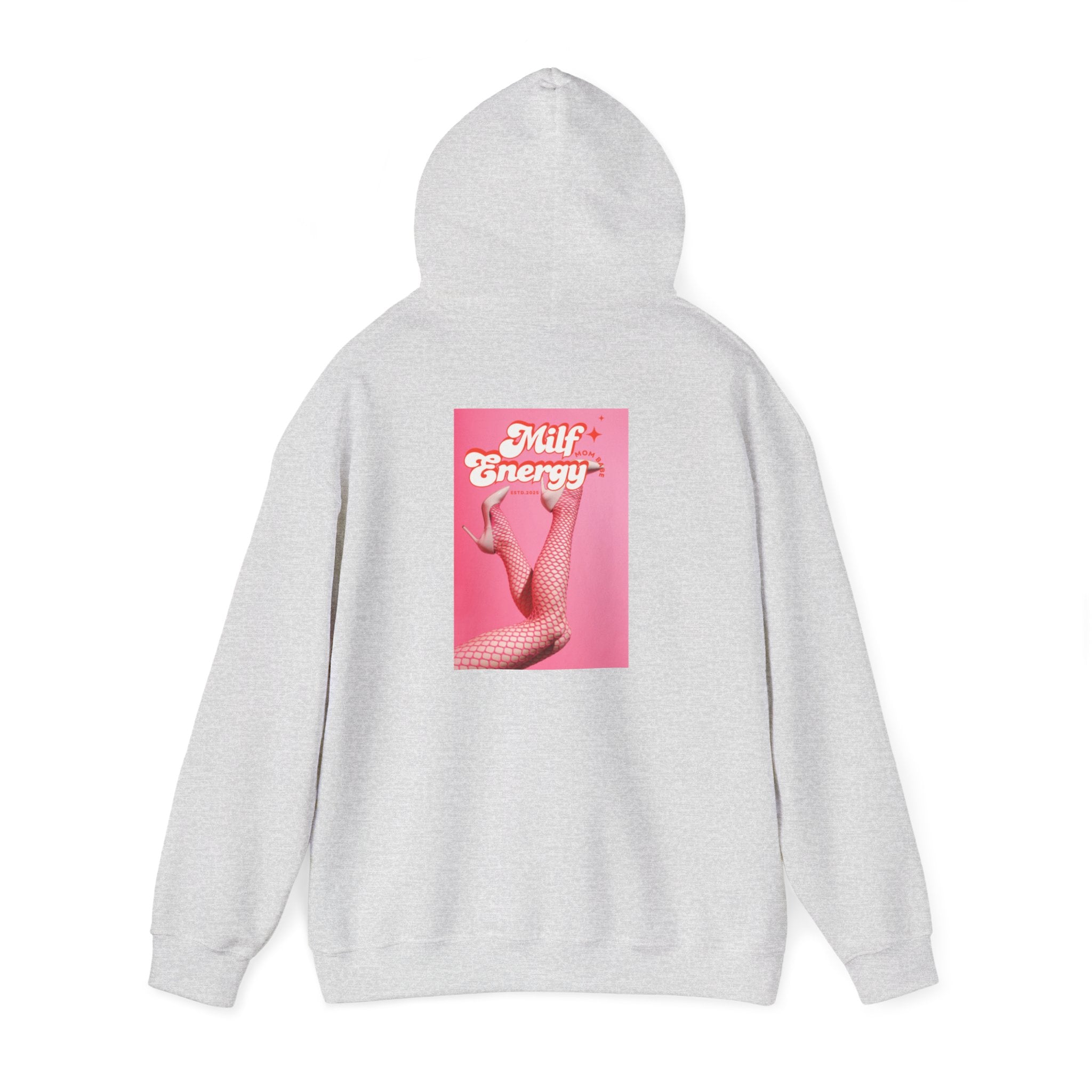 MILF Energy Mom Babe — Fishnet Graphic Hoodie