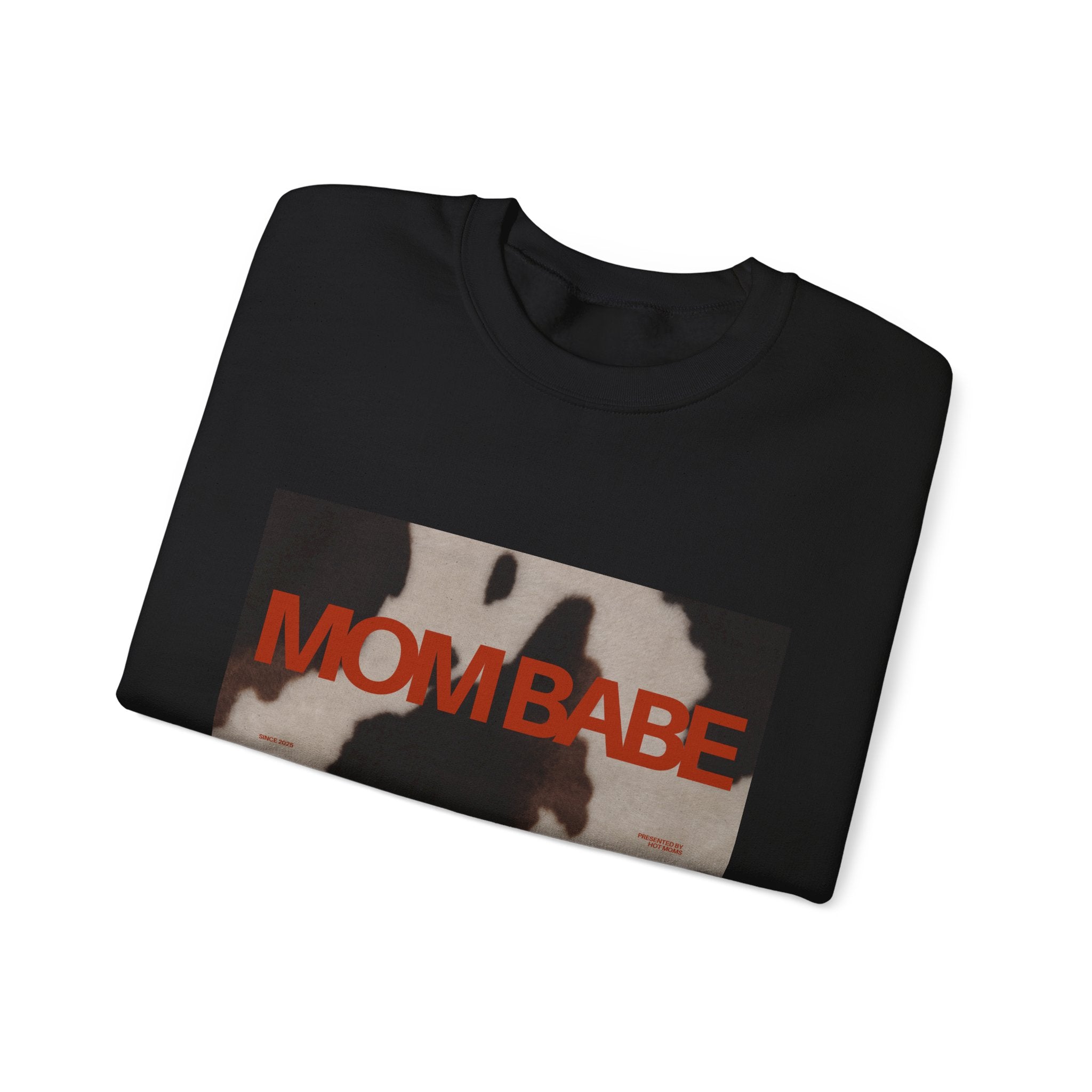 Mom Babe — Cowhide Graphic Sweatshirt