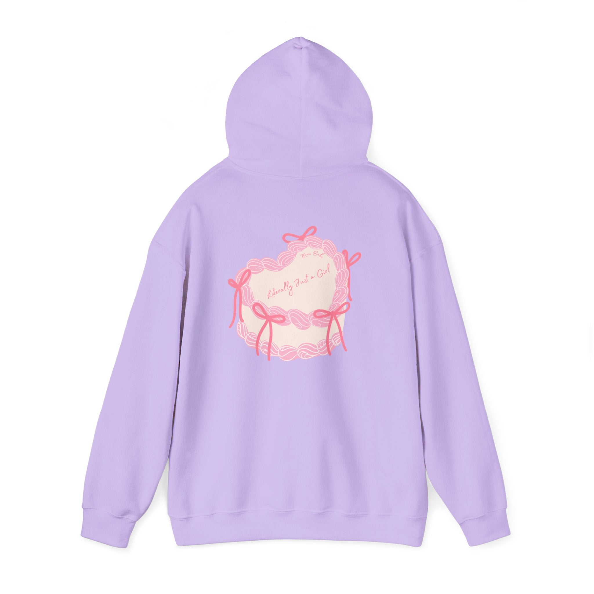 Mom Babe Literally Just a Girl - Cake Graphic Hoodie