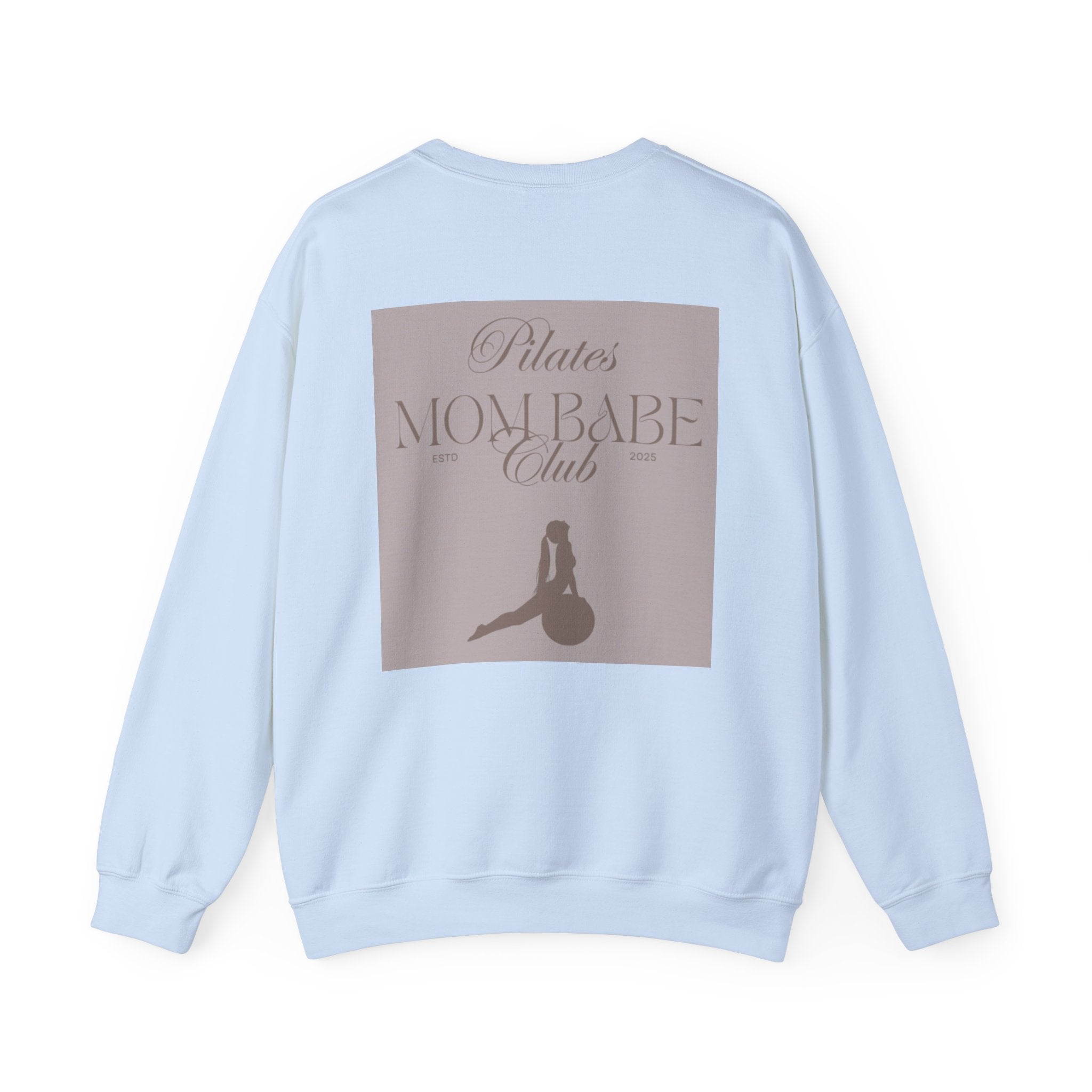 Pilates Mom Babe Club — Workout Graphic Sweatshirt