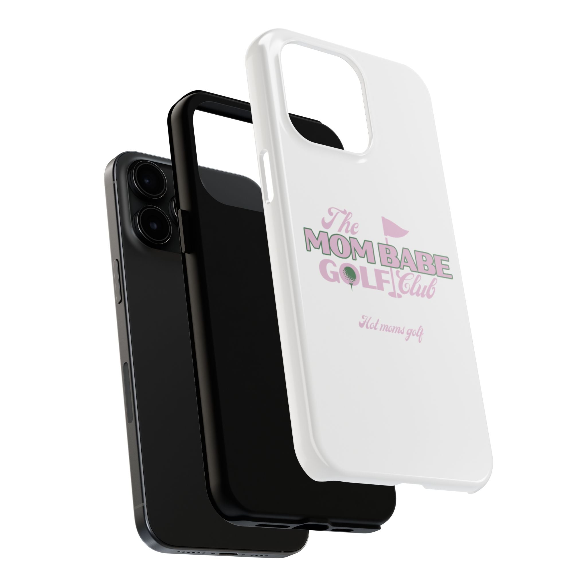 The Mom Babe Golf Club - Pink Vintage Golf Tough Phone Case