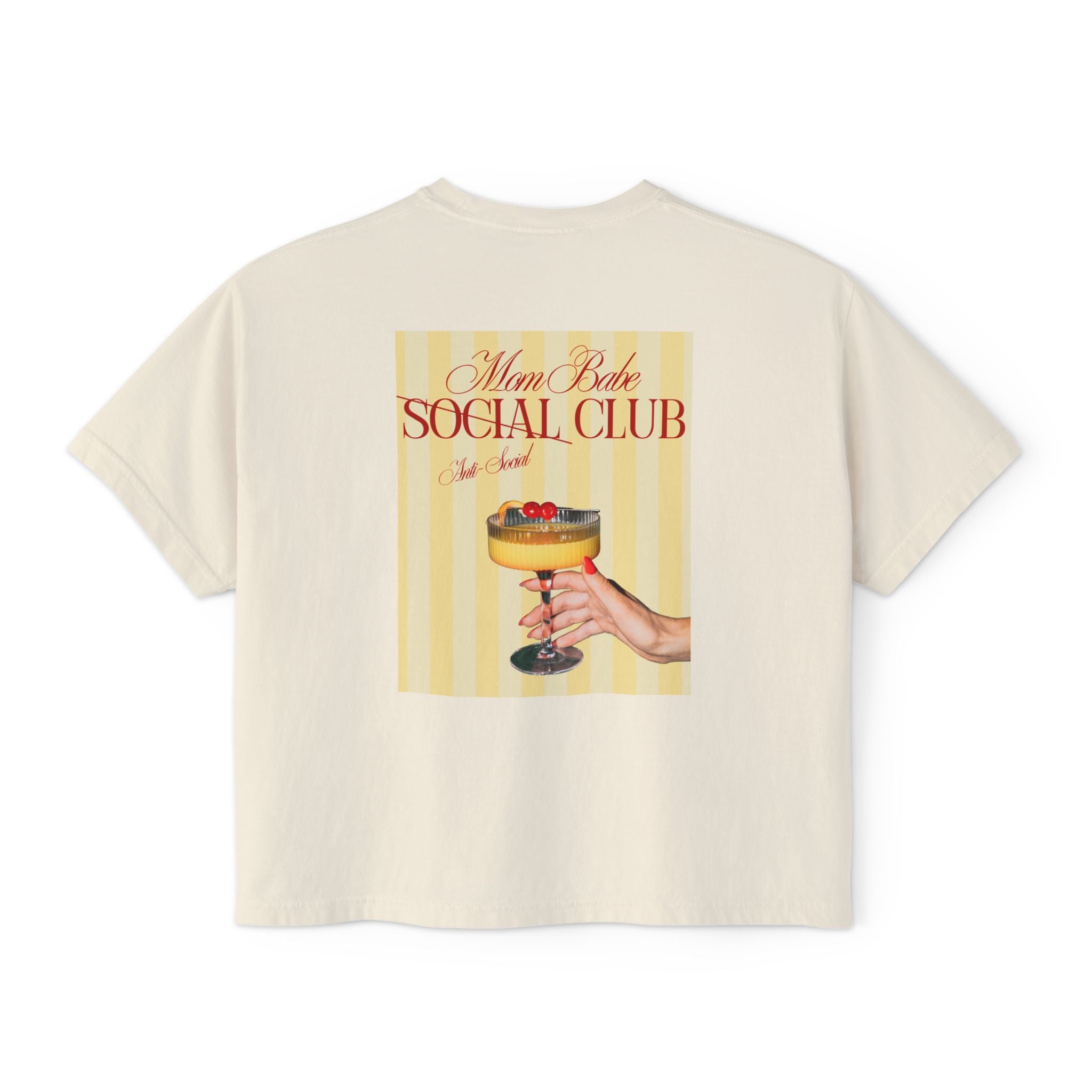 Mom Babe Anti-Social Club - Cocktail Graphic Tee