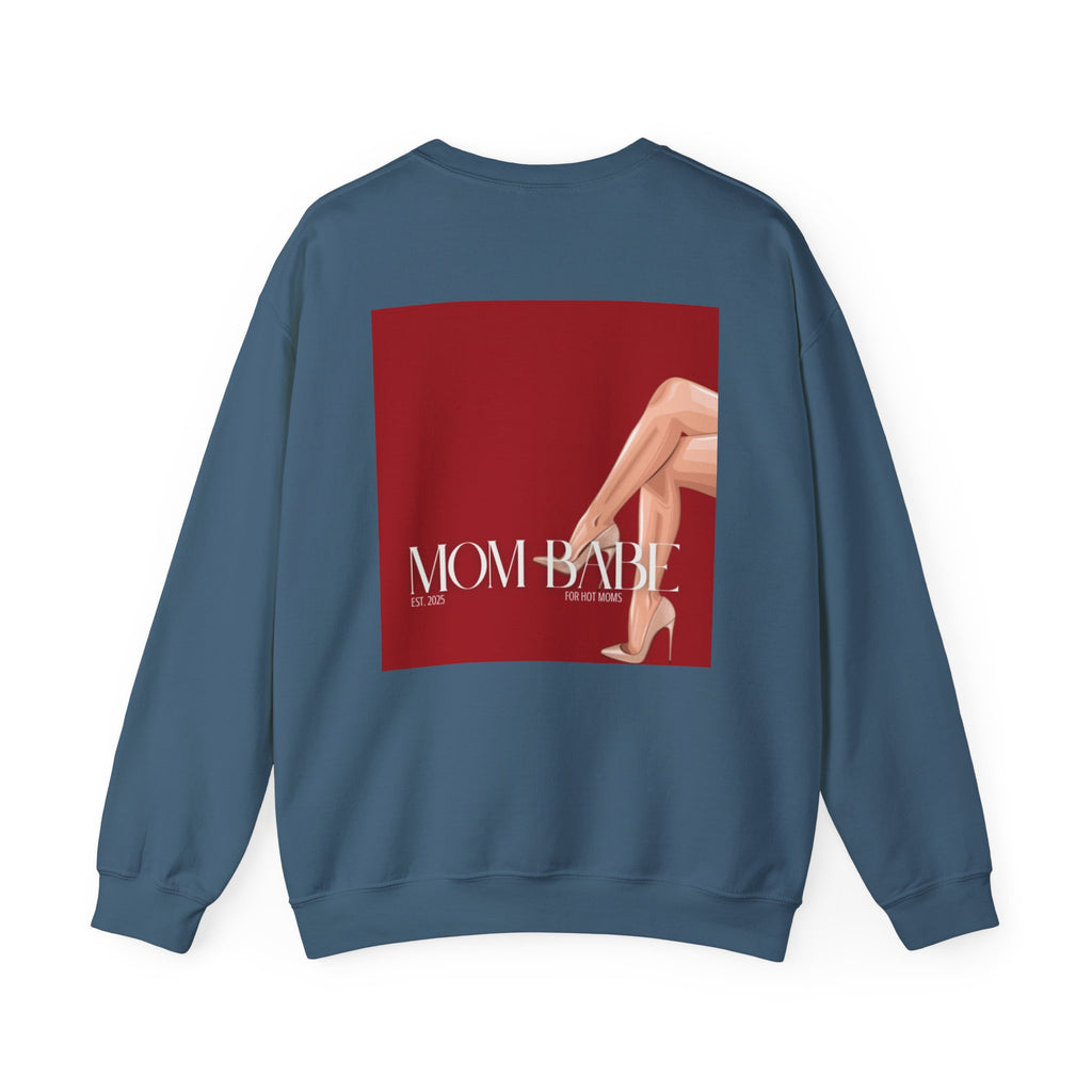 Mom Babe For Hot Moms - Beige Heels Graphic Sweatshirt