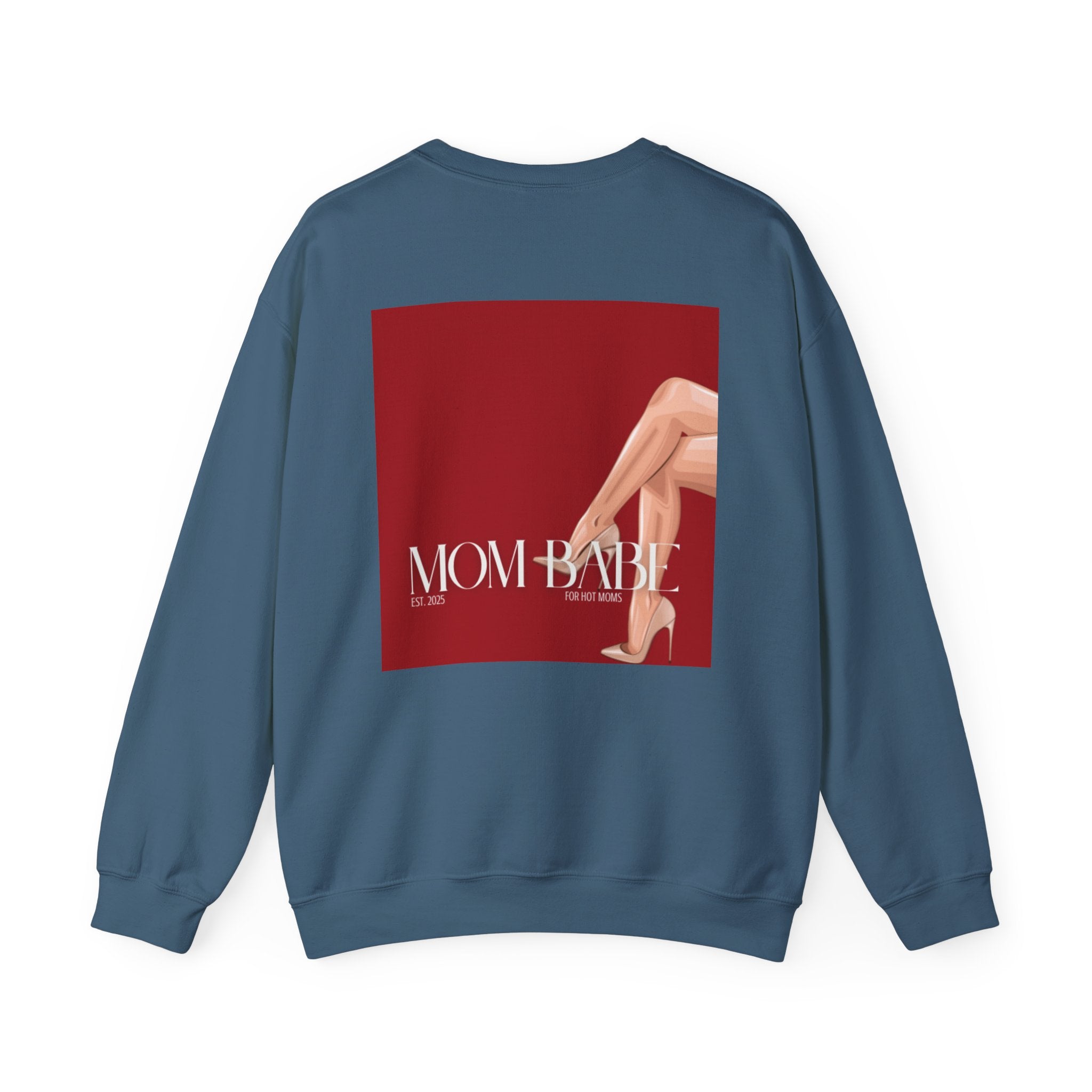 Mom Babe For Hot Moms - Beige Heels Graphic Sweatshirt