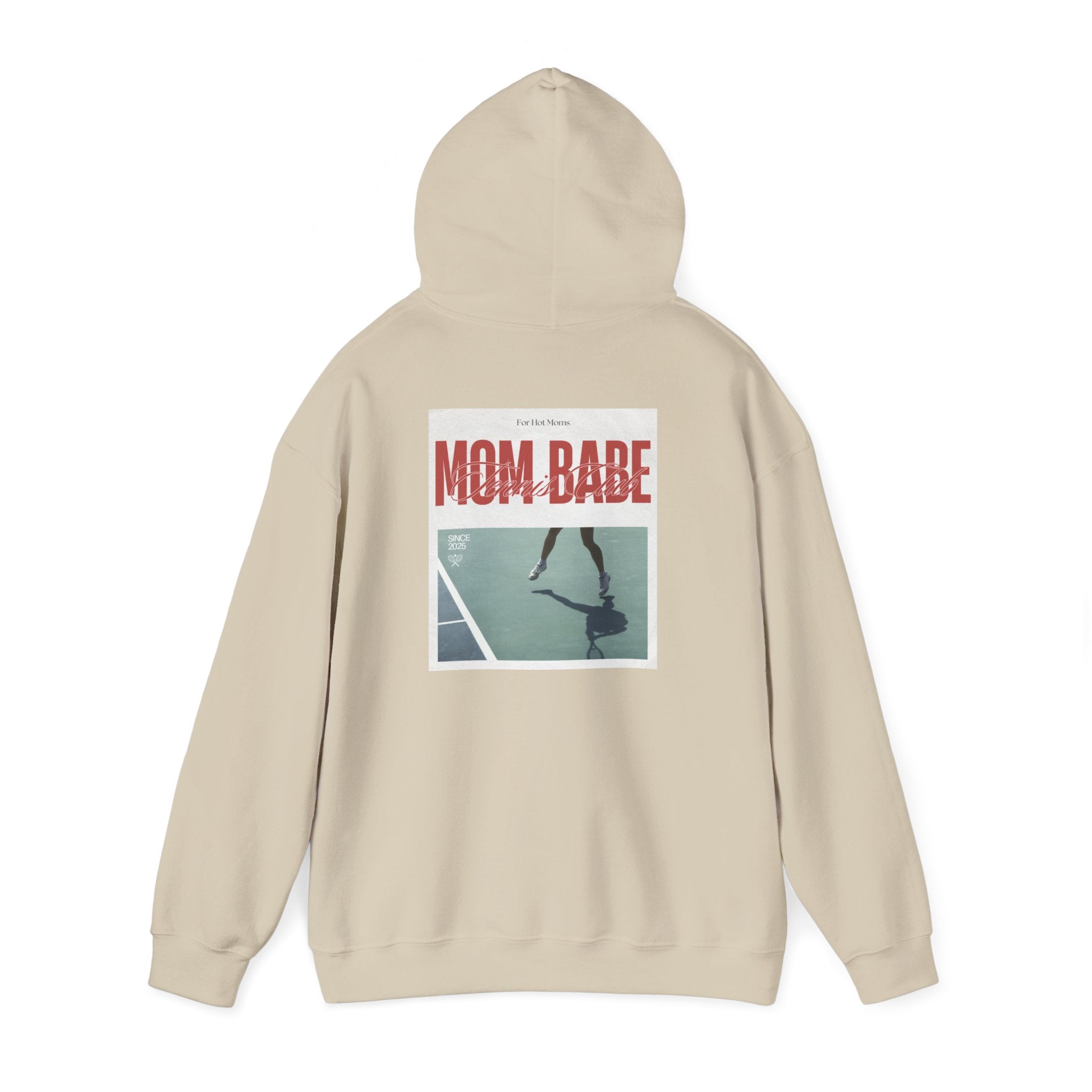 Mom Babe Tennis Club - Graphic Hoodie