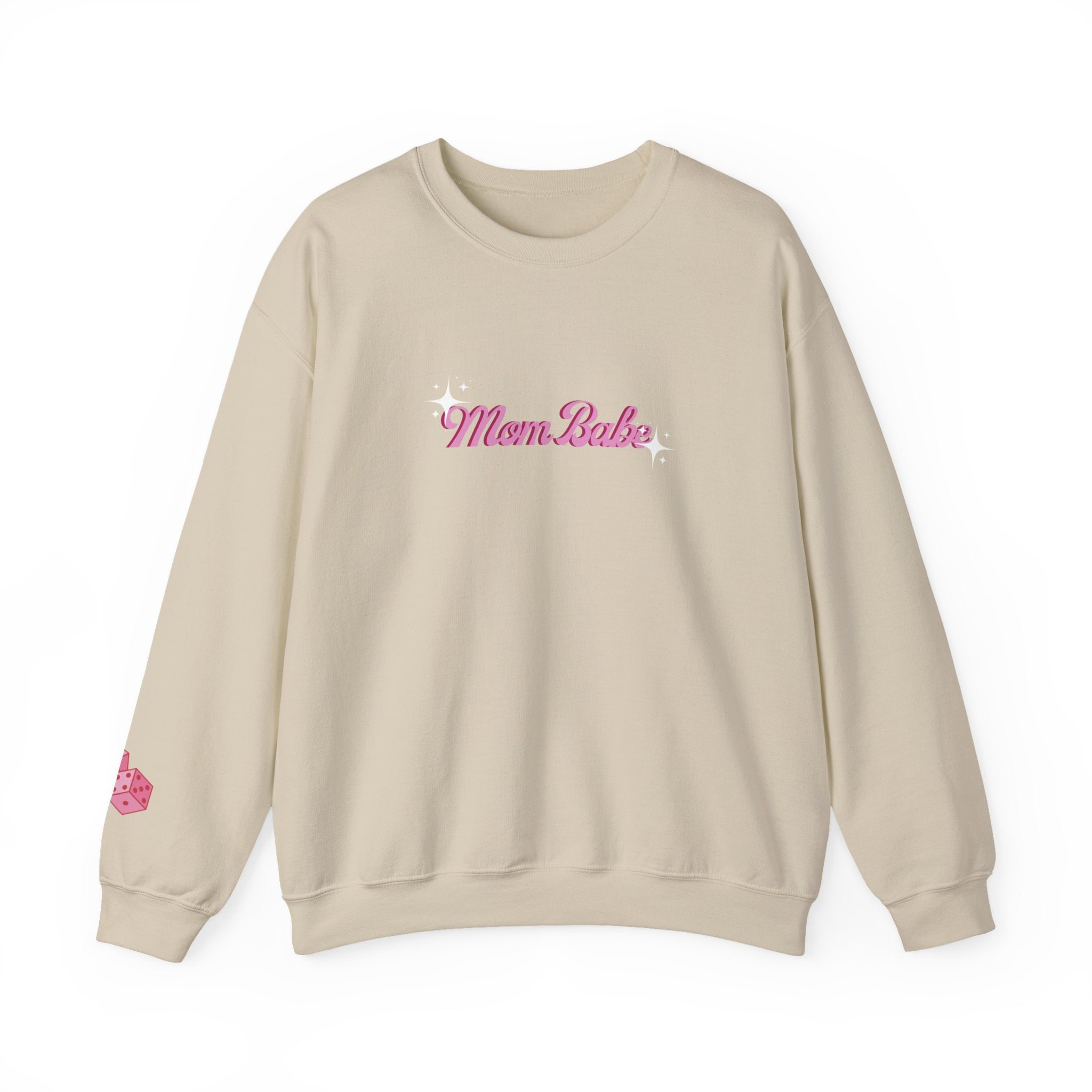 Mom Babe Club - For Hot Moms — Pink Graphic Sweatshirt