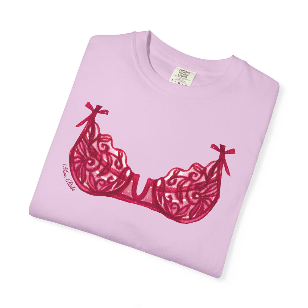 MILF Mom Babe - Bra Tee Pink