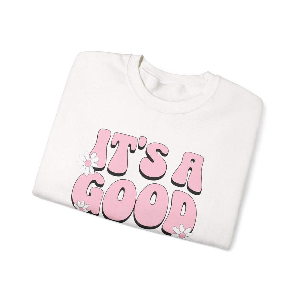 It's A Good Day To Be A Mom Babe - Floral Graphic Sweatshirt
