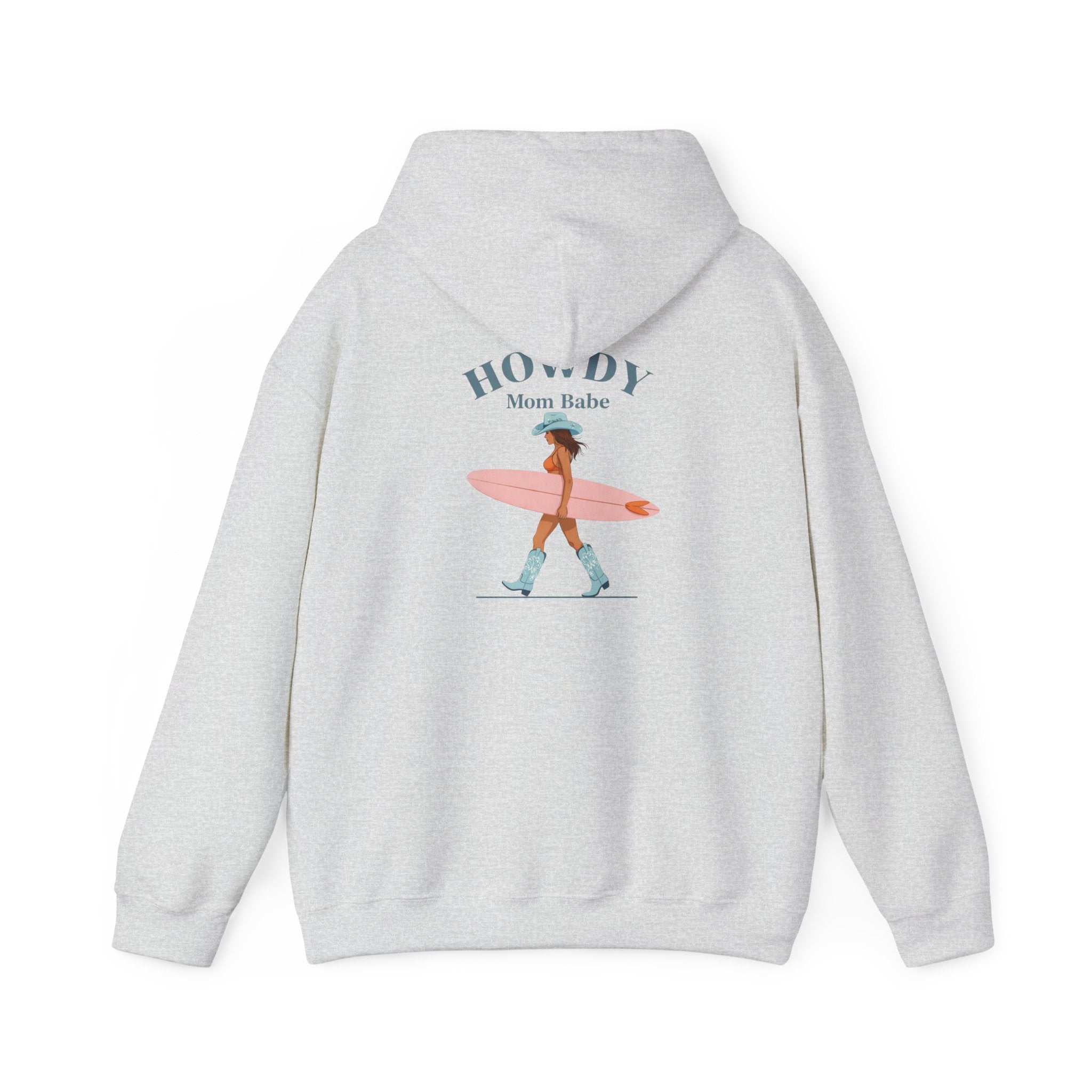 Howdy Mom Babe — Surf Girl Graphic Hoodie